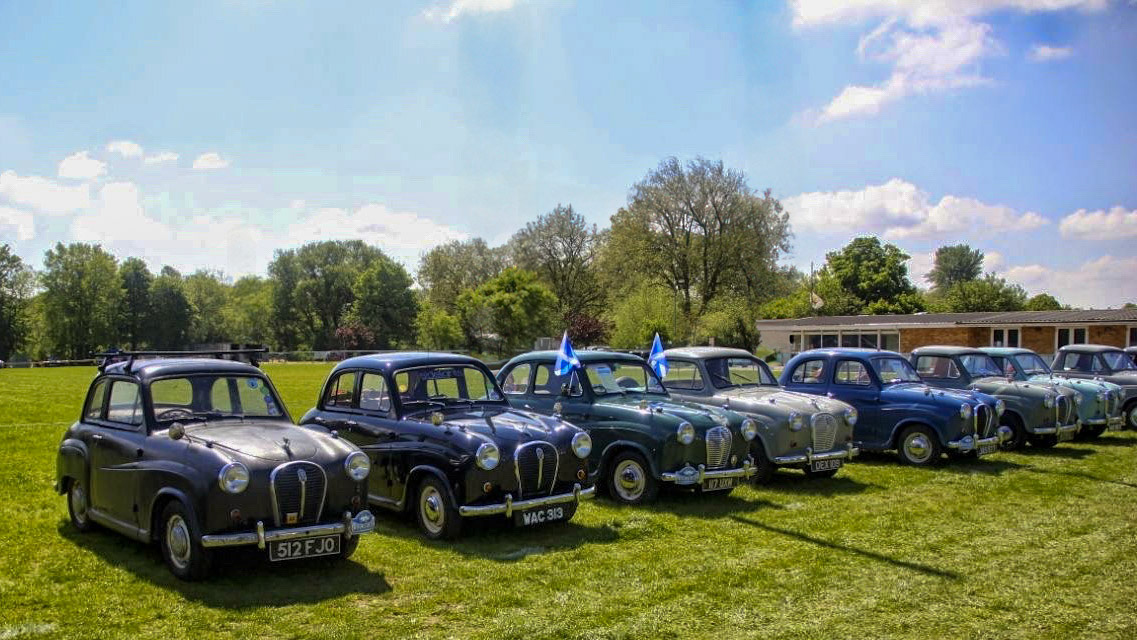 Percy with some fellow Austin's at Austin A30-A35 Rally 2013 (Winchester)