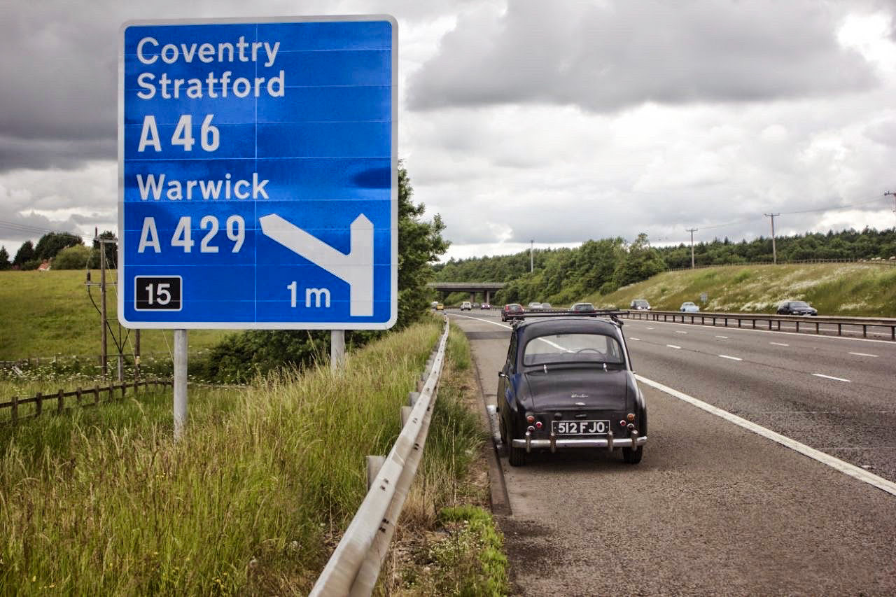 Broken down on motorway