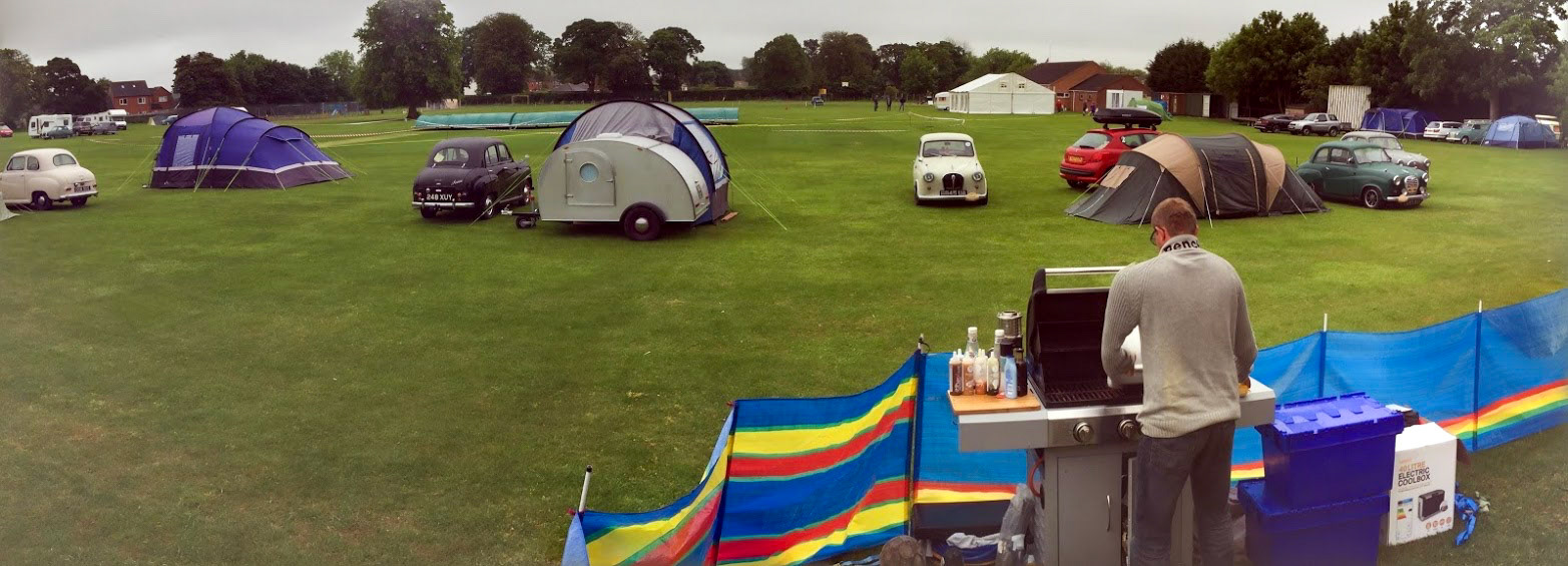 Packing away at the rally