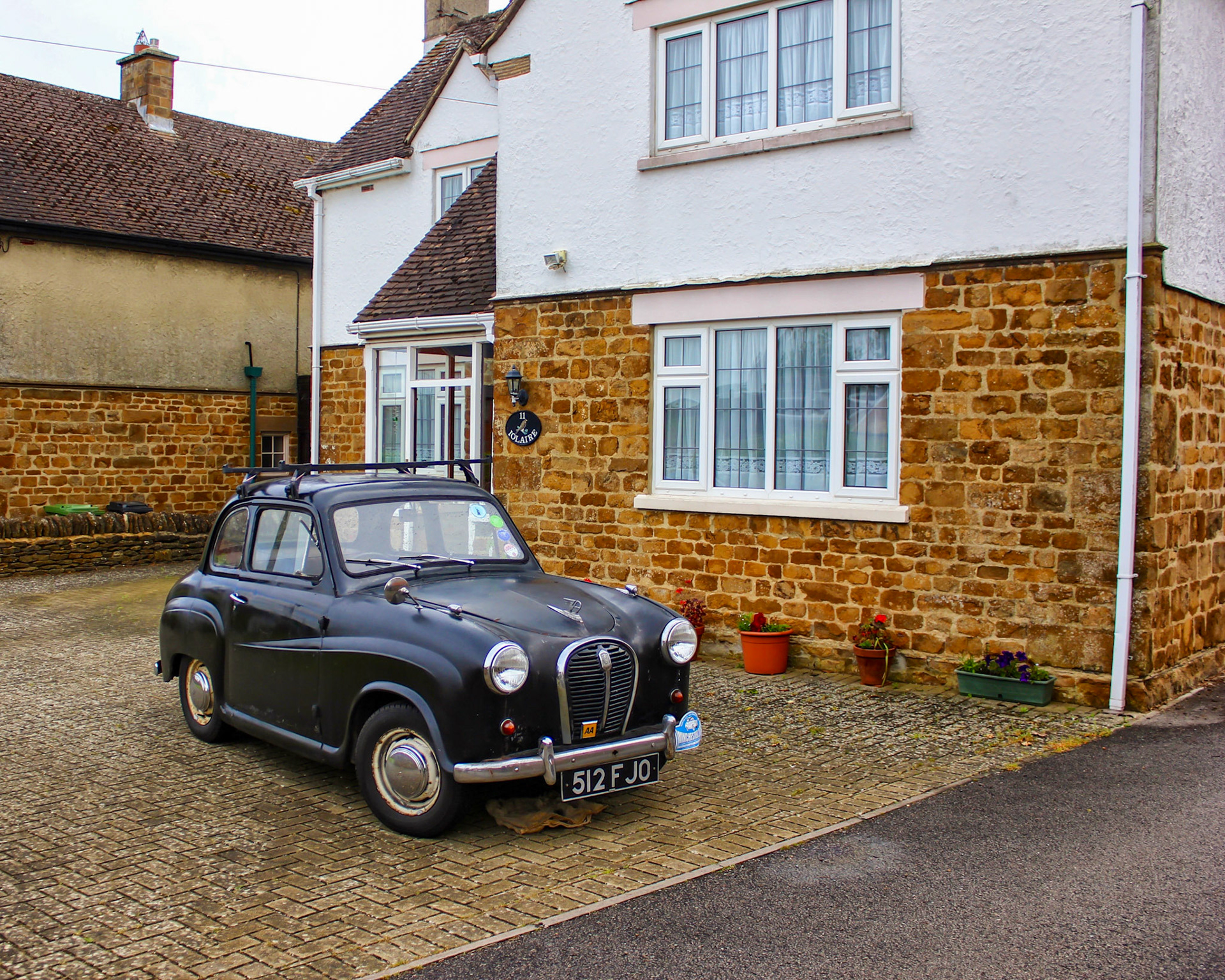 Mrs Thomas was a previous owner of the car called Percy and Matt, the present owner, took the car back to see Mrs Thomas at one of the cars previous registered addresses where it used to live