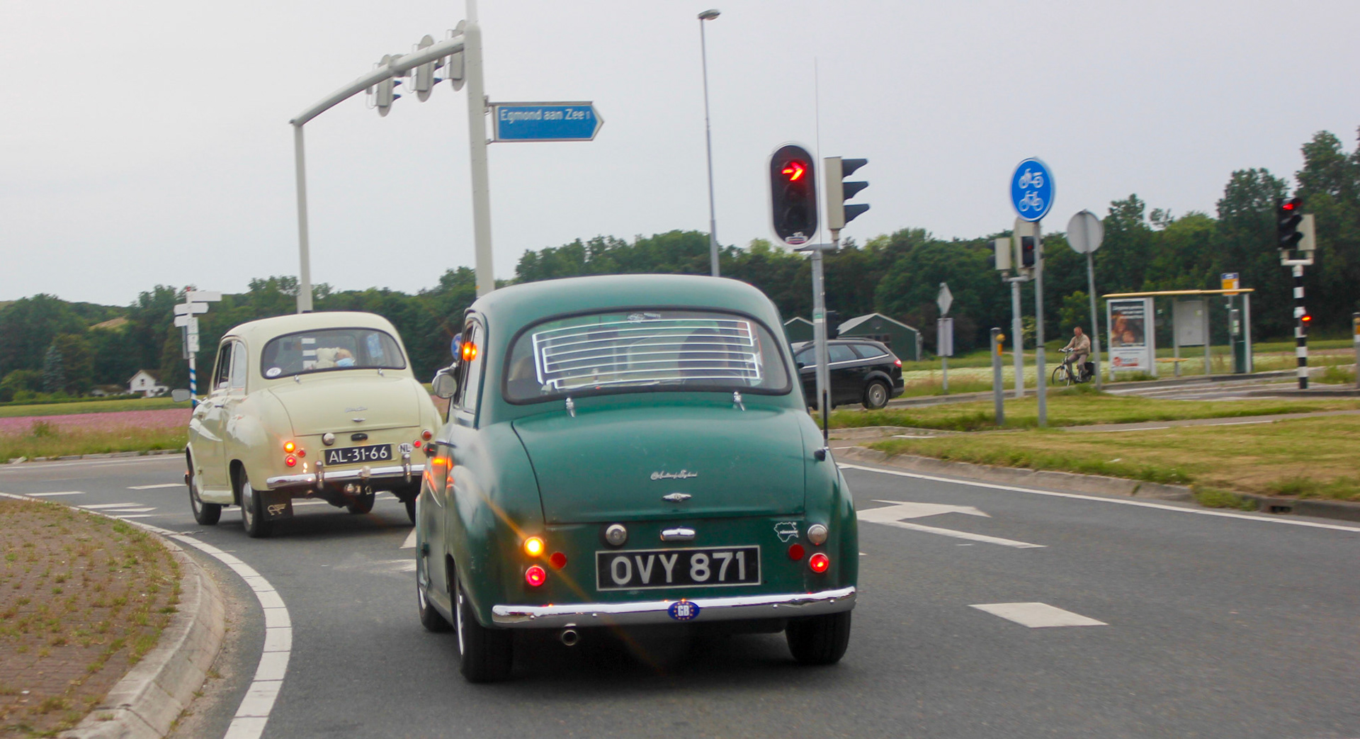 Austin A35 in the Netherlands (OVY 871)