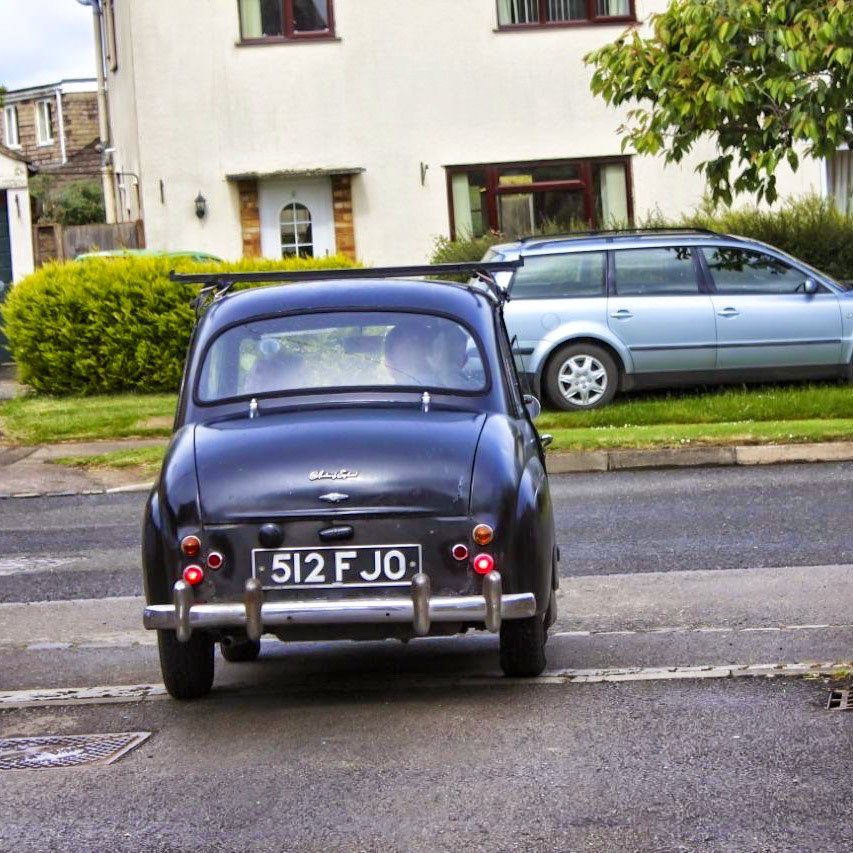 Mrs Thomas was a previous owner of the car called Percy and Matt, the present owner, took the car back to see Mrs Thomas at one of the cars previous registered addresses where it used to live.