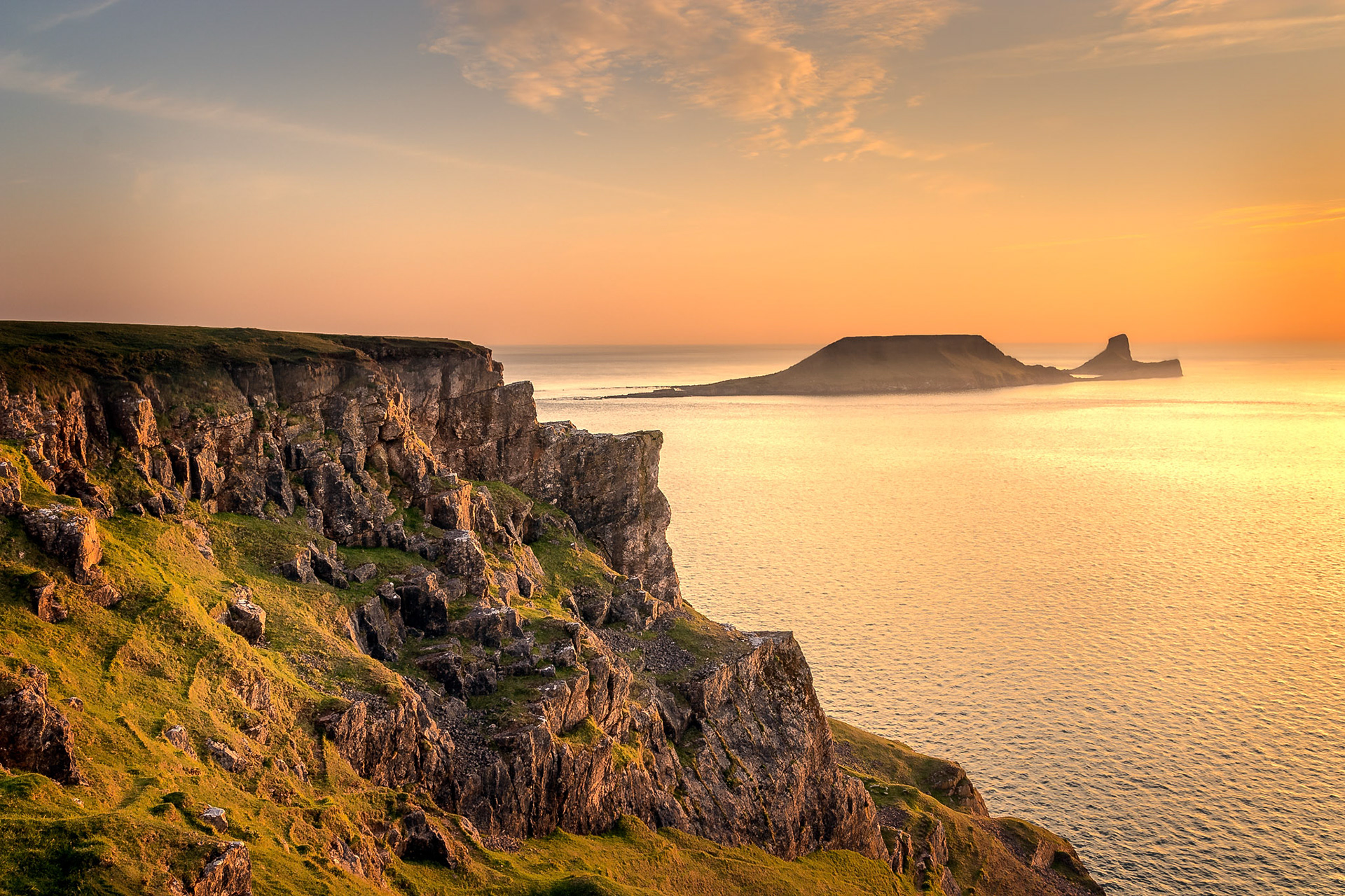 Worms Head Sunset