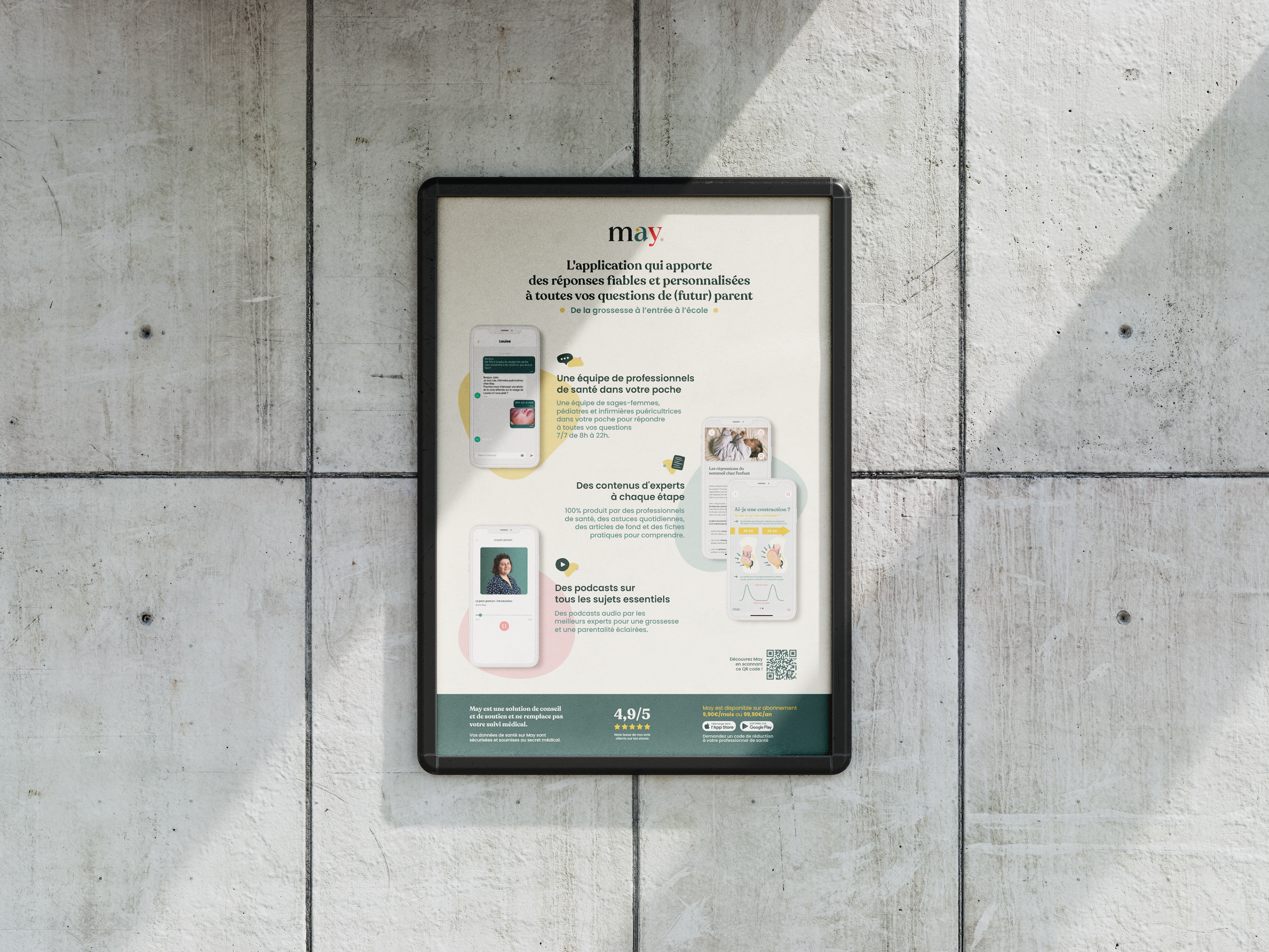 Affiche de présentation de la solution May