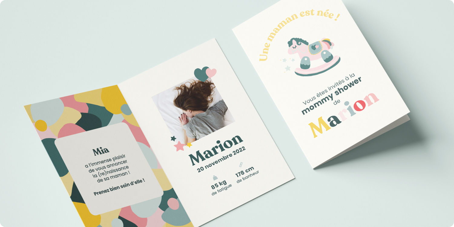Faux faire-part pour une opération marketing