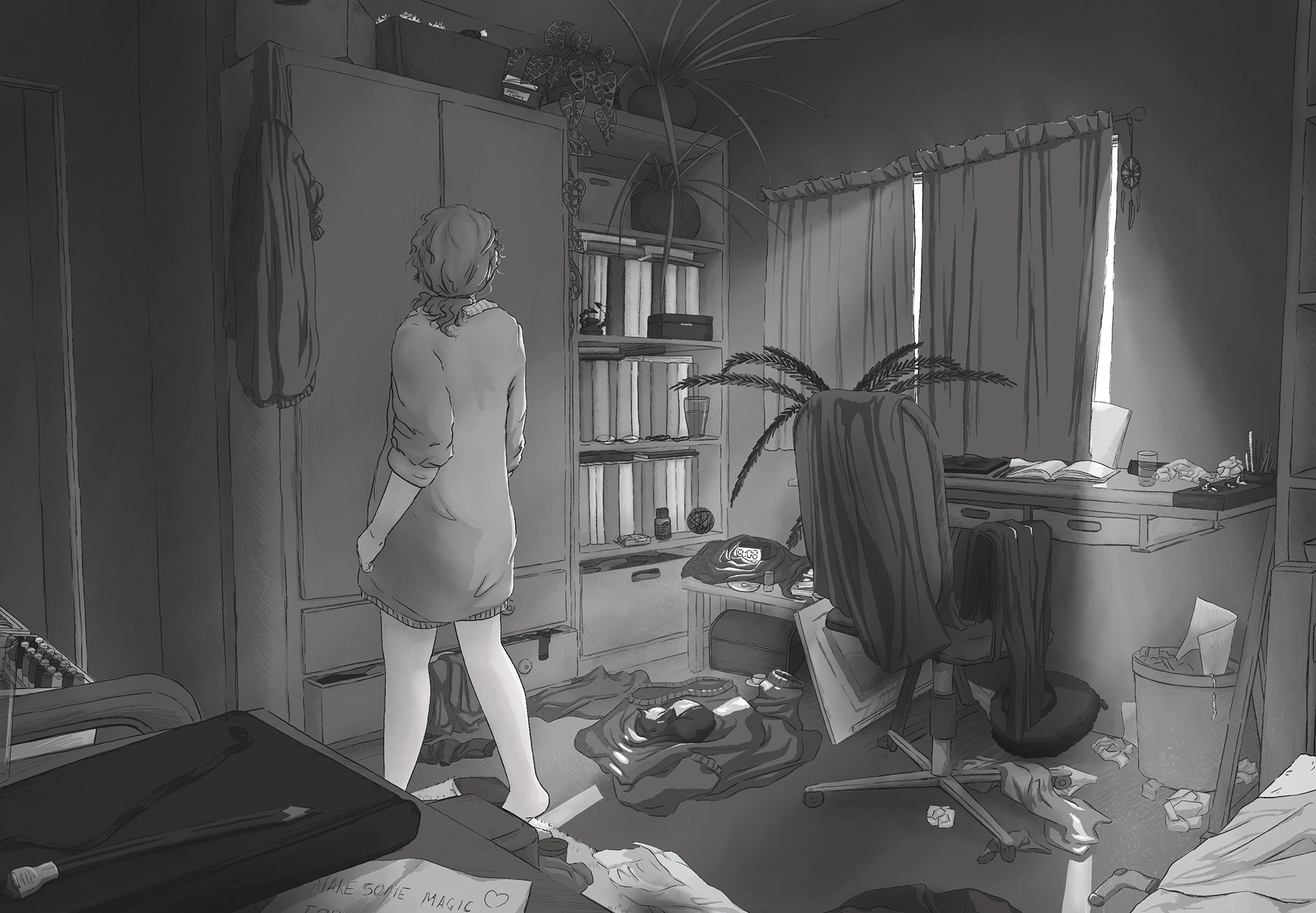 Ali in Bedroom