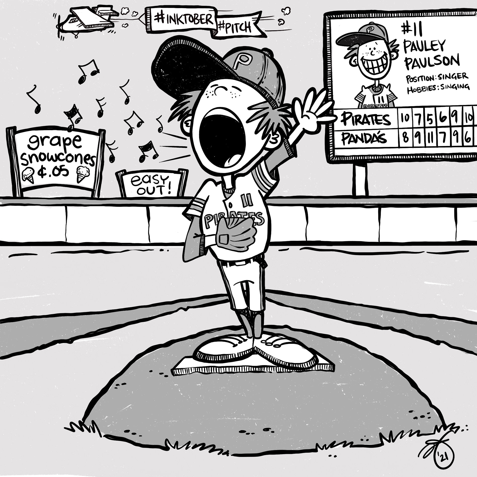 PITCH - INKTOBER