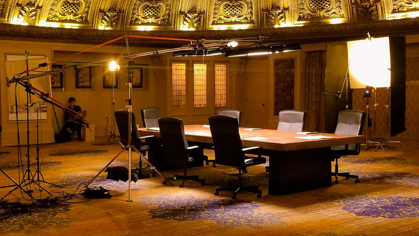 Modular Conference Table for a feature film