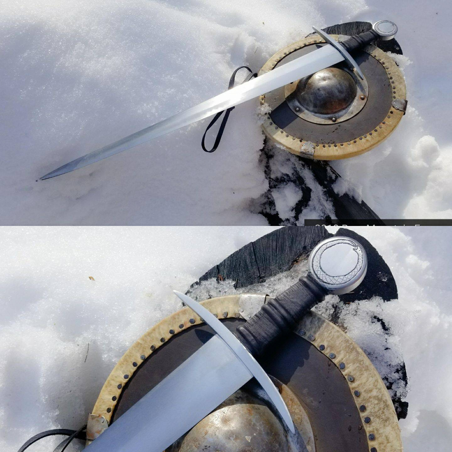 "Ouroboros" A type XVIII sword. OAL: 34.5", Blade: 28" POB: 3"