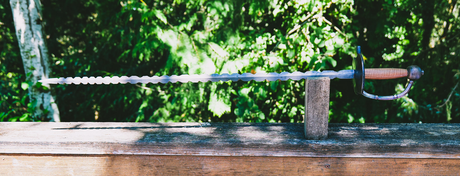 Flamberge small sword, based on a evolutionary war sample