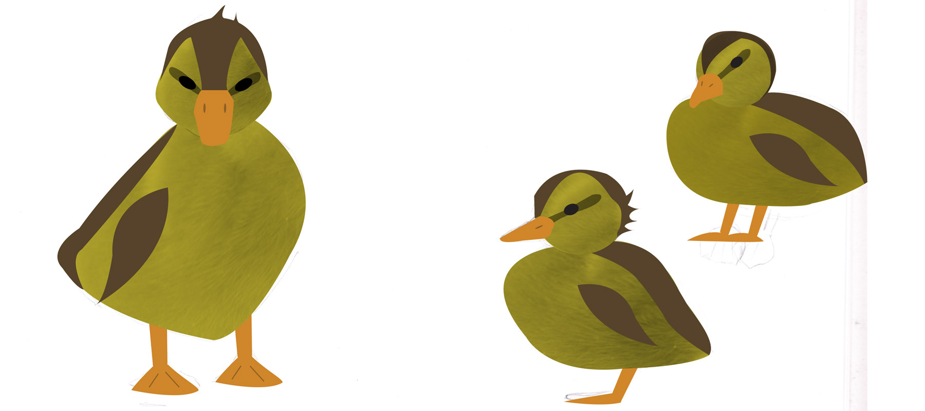 Ducks illustration as seen in the short animation here: https://vimeo.com/11487058