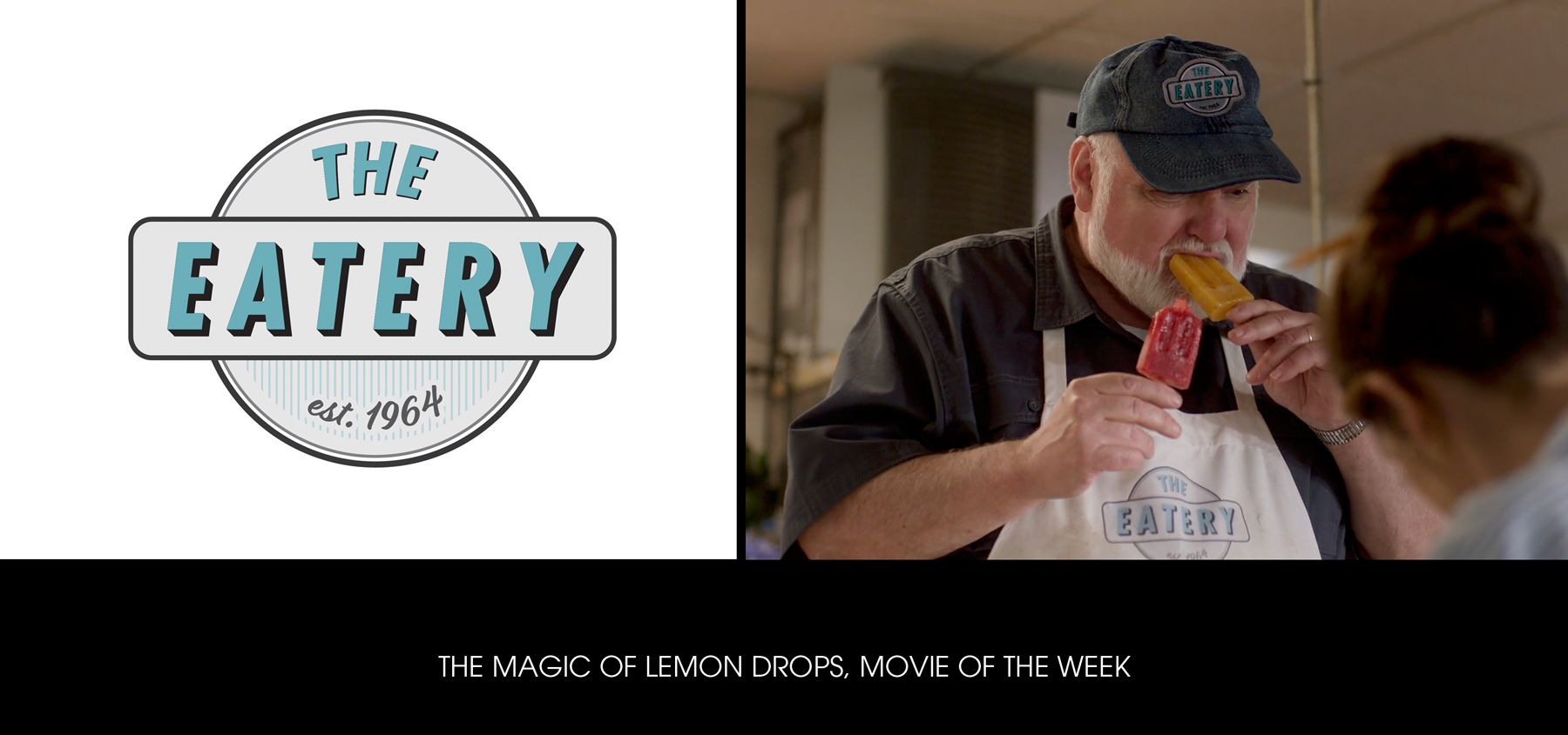 Branding for fictional restaurant for The Magic of Lemon Drops MOW