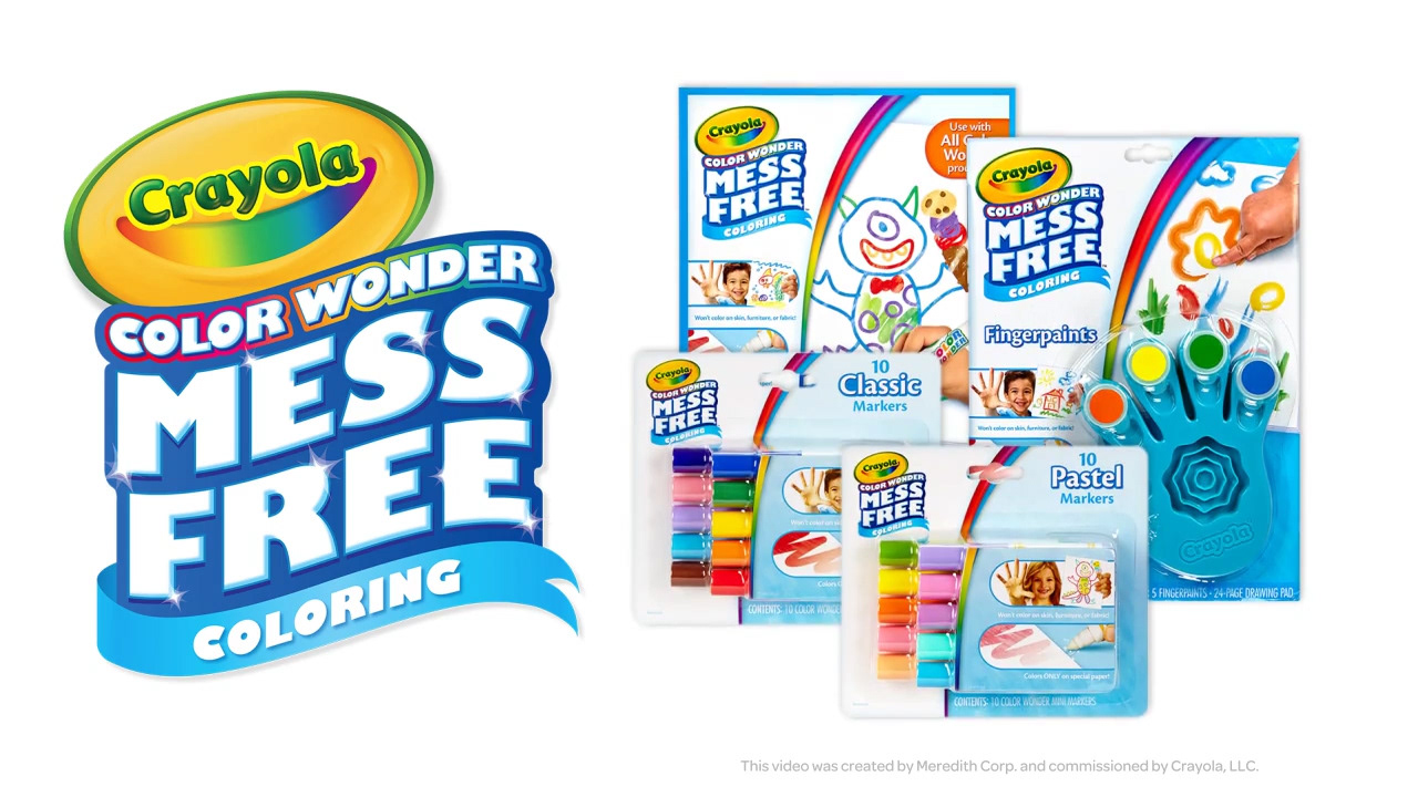 Layout design for Crayola commercial
