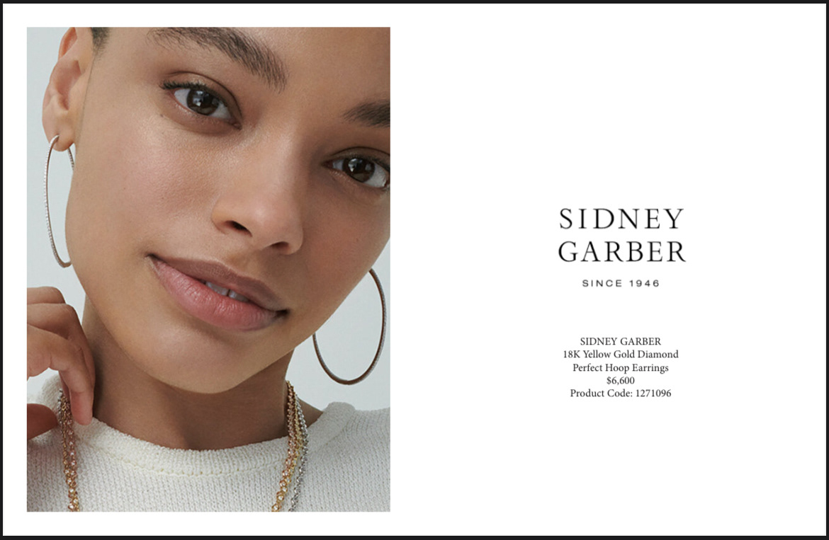 Conceptual SIDNEY GARBER advertisement