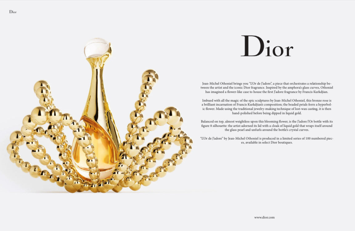 Conceptual DIOR advertisement