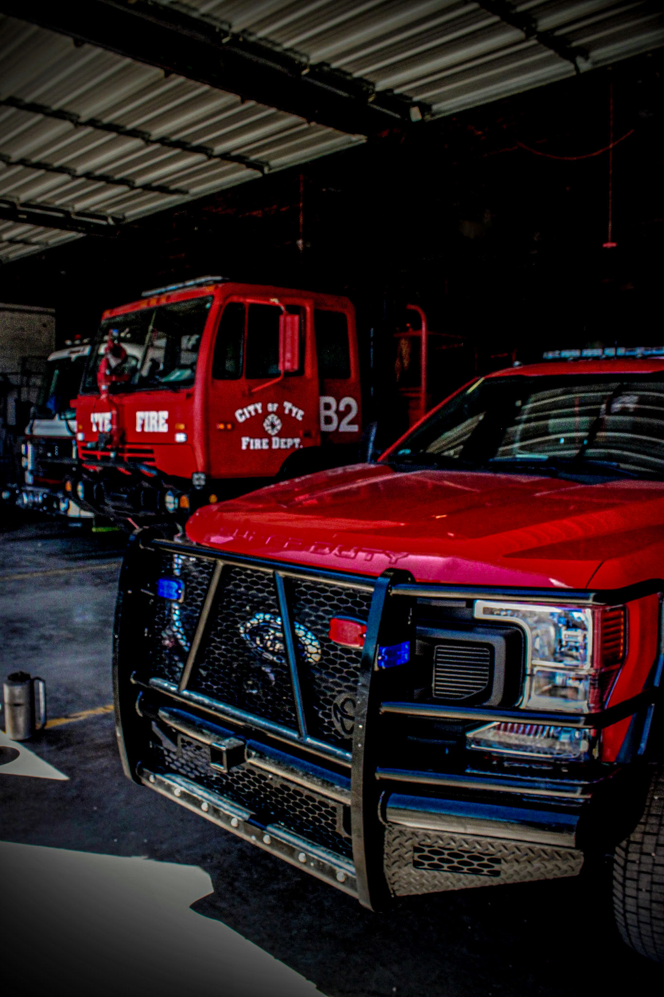 Trucks in the Station - Tye Volunteer Fire Department, TX