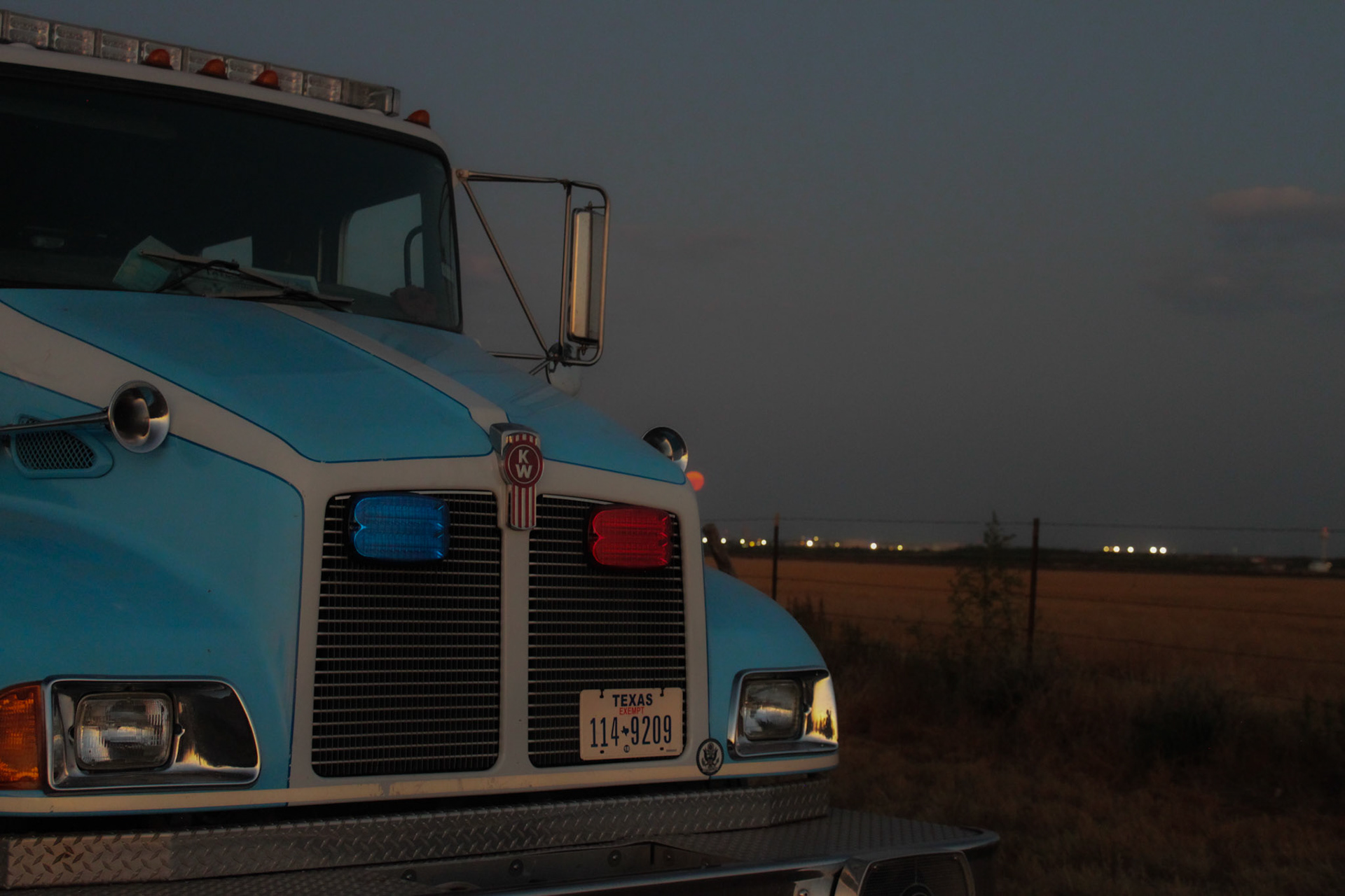 Blue Engine during the Blue Moon - Taylor County, TX