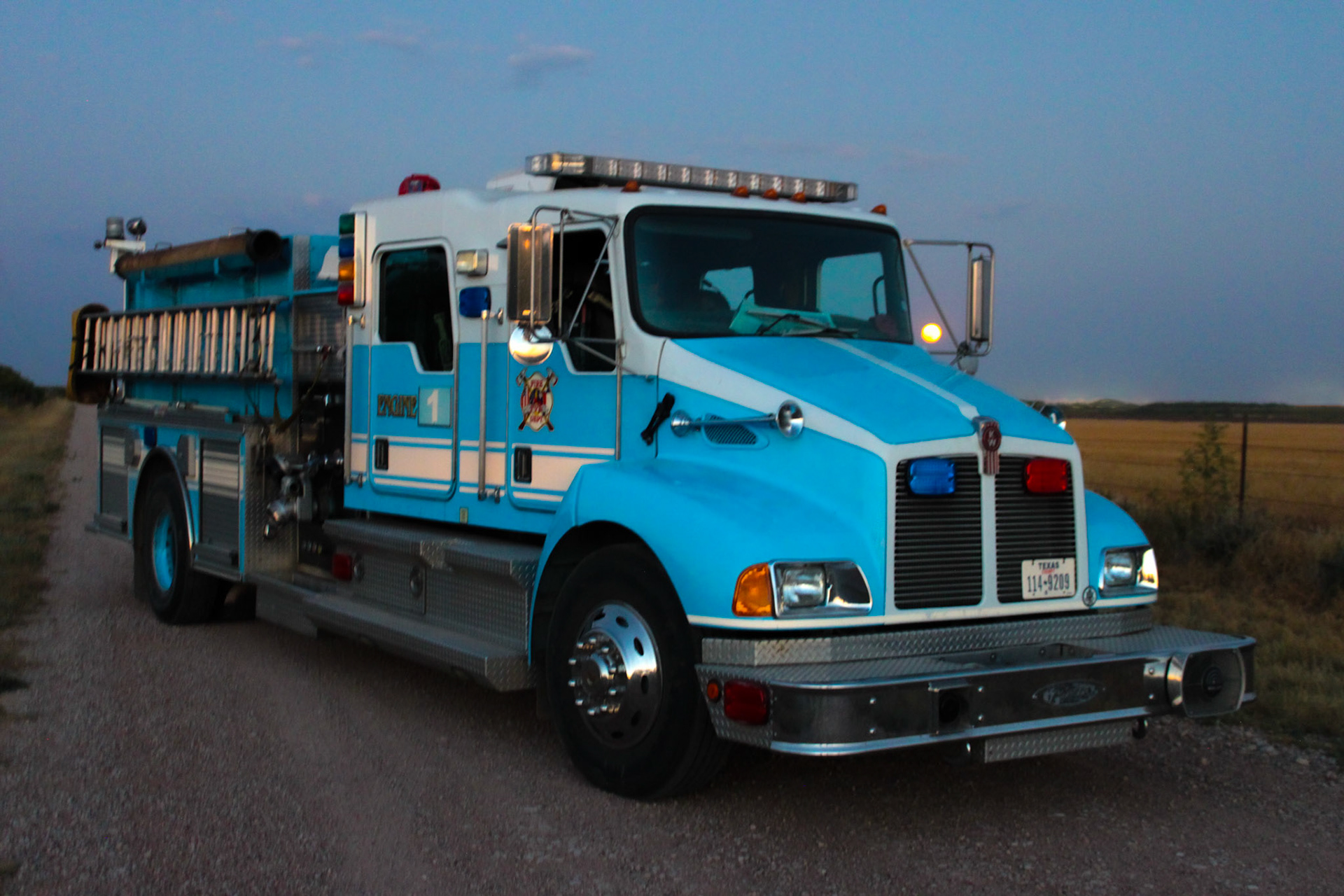 Blue Engine during the Blue Moon - Taylor County, TX