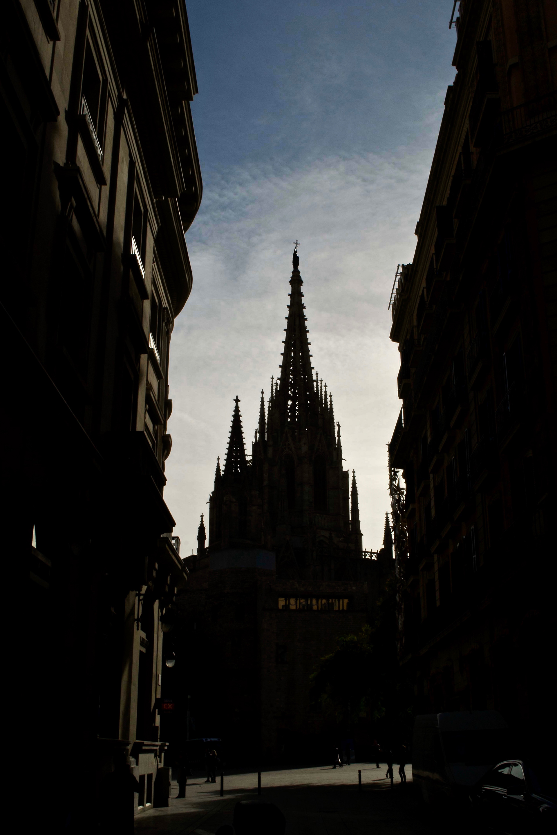 Barcelona Cathedral profile © 2022 Geoffrey Erdahl