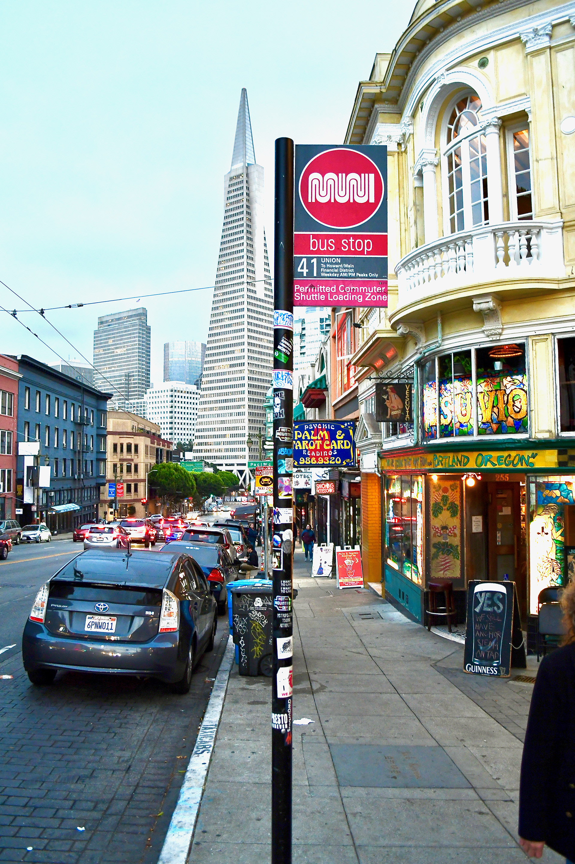 Columbus Ave. & Jack Kerouac Alley © 2023 Geoffrey Erdahl