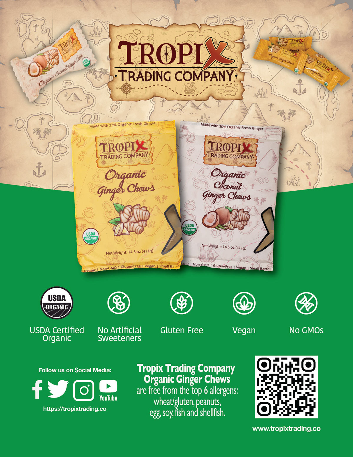 Tropix Sell Sheet - Front
