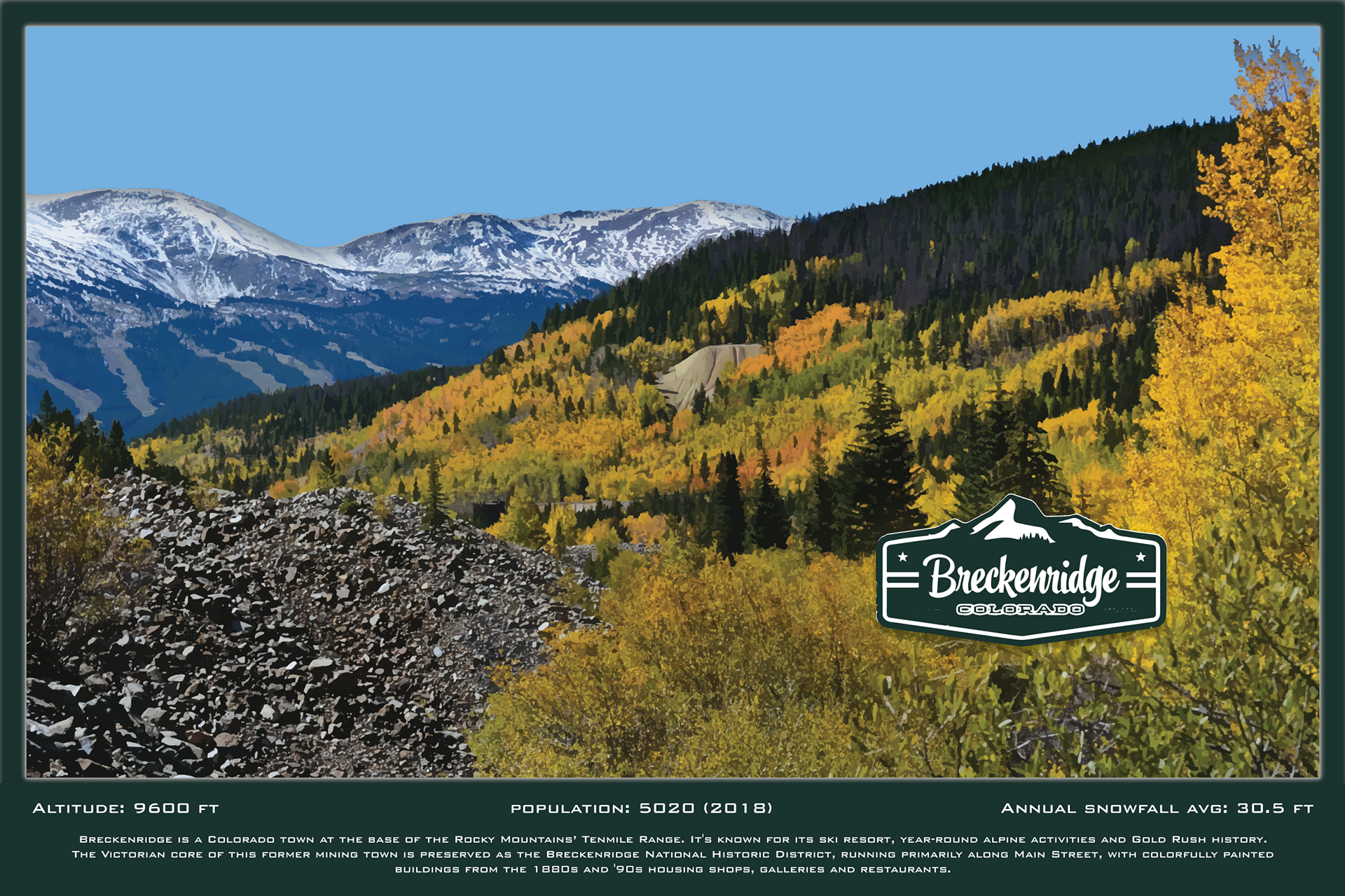 Breckenridge Promo Poster © 2022 Geoffrey Erdahl