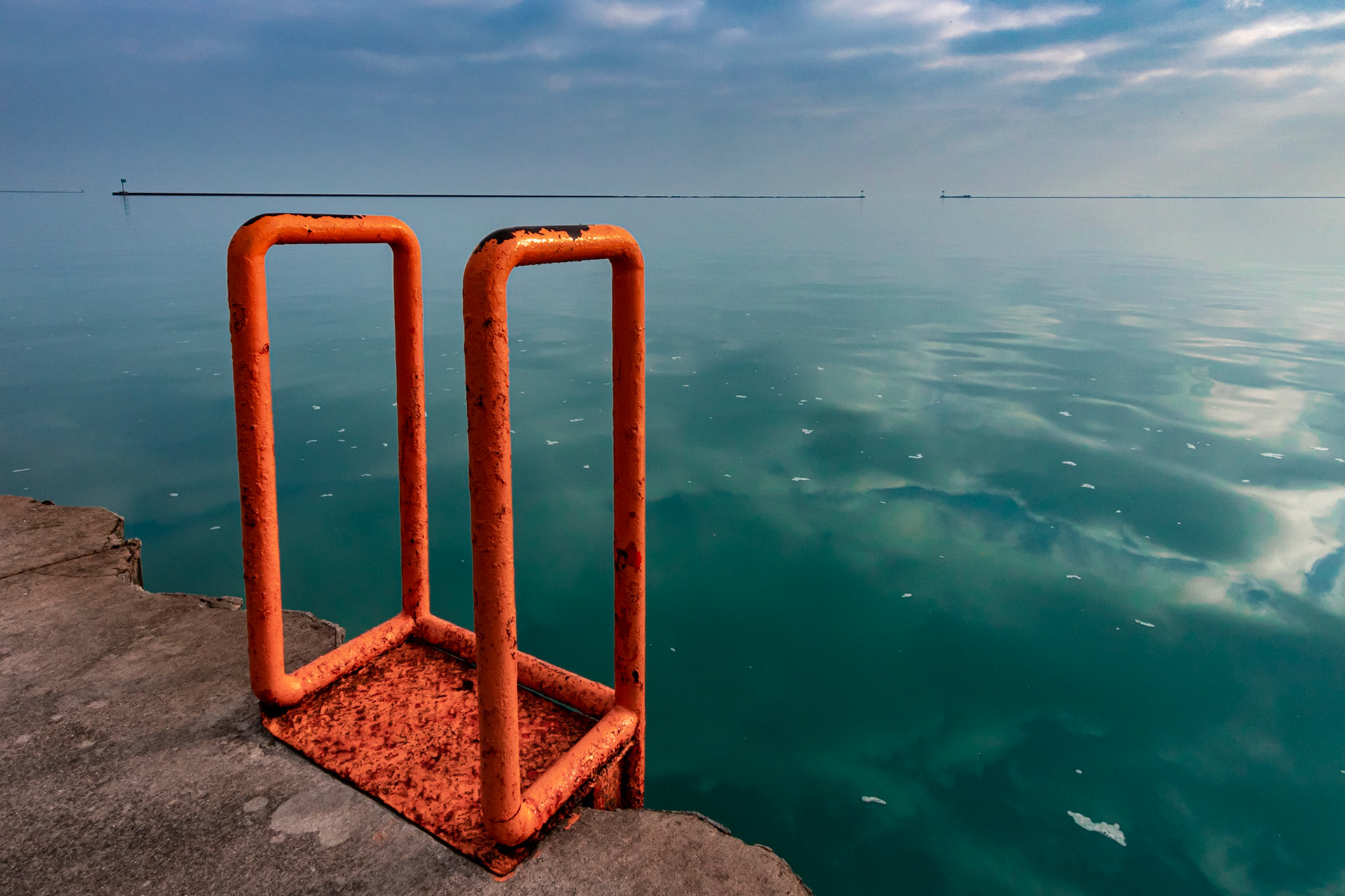 Entrance to Lake Michigan