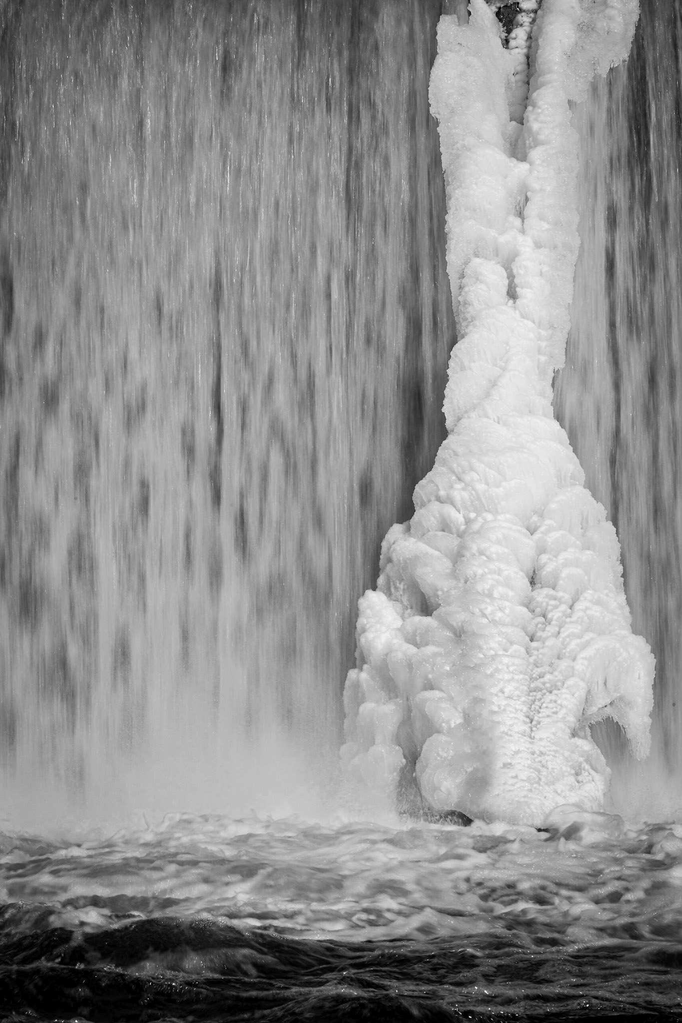 Barton Dam Freeze