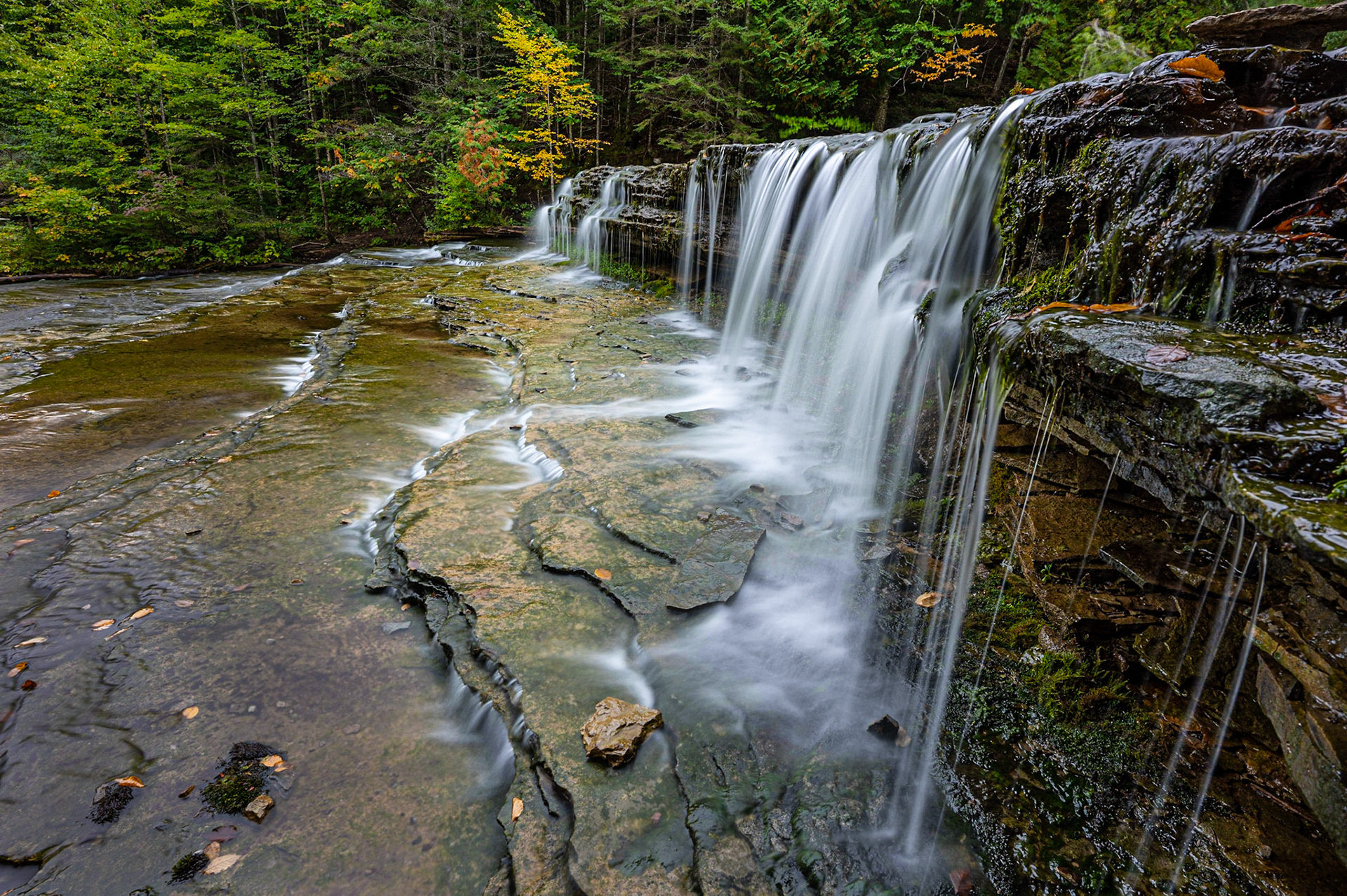 Inside the AuTrain Falls