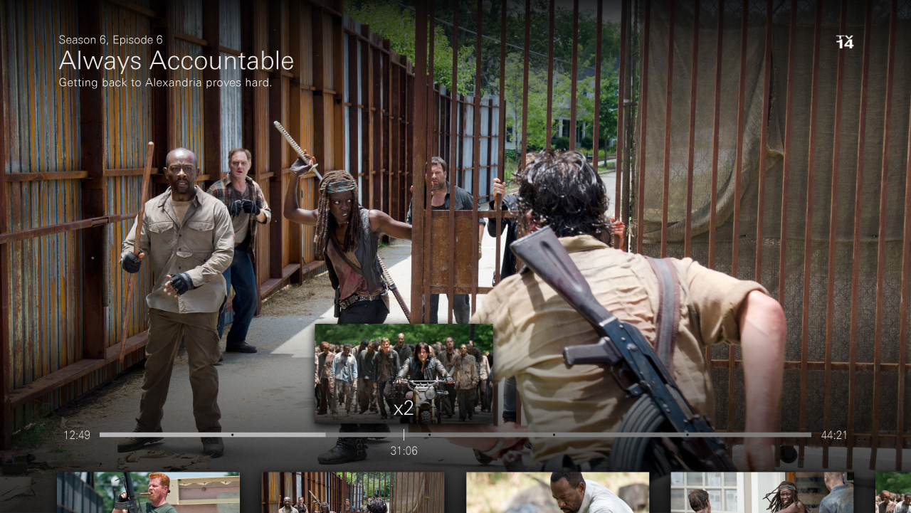 AMC Roku App - Video Player: Art Direction, UI Design