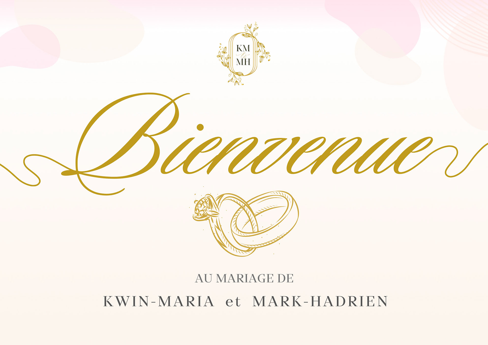 Affiche de bienvenue
