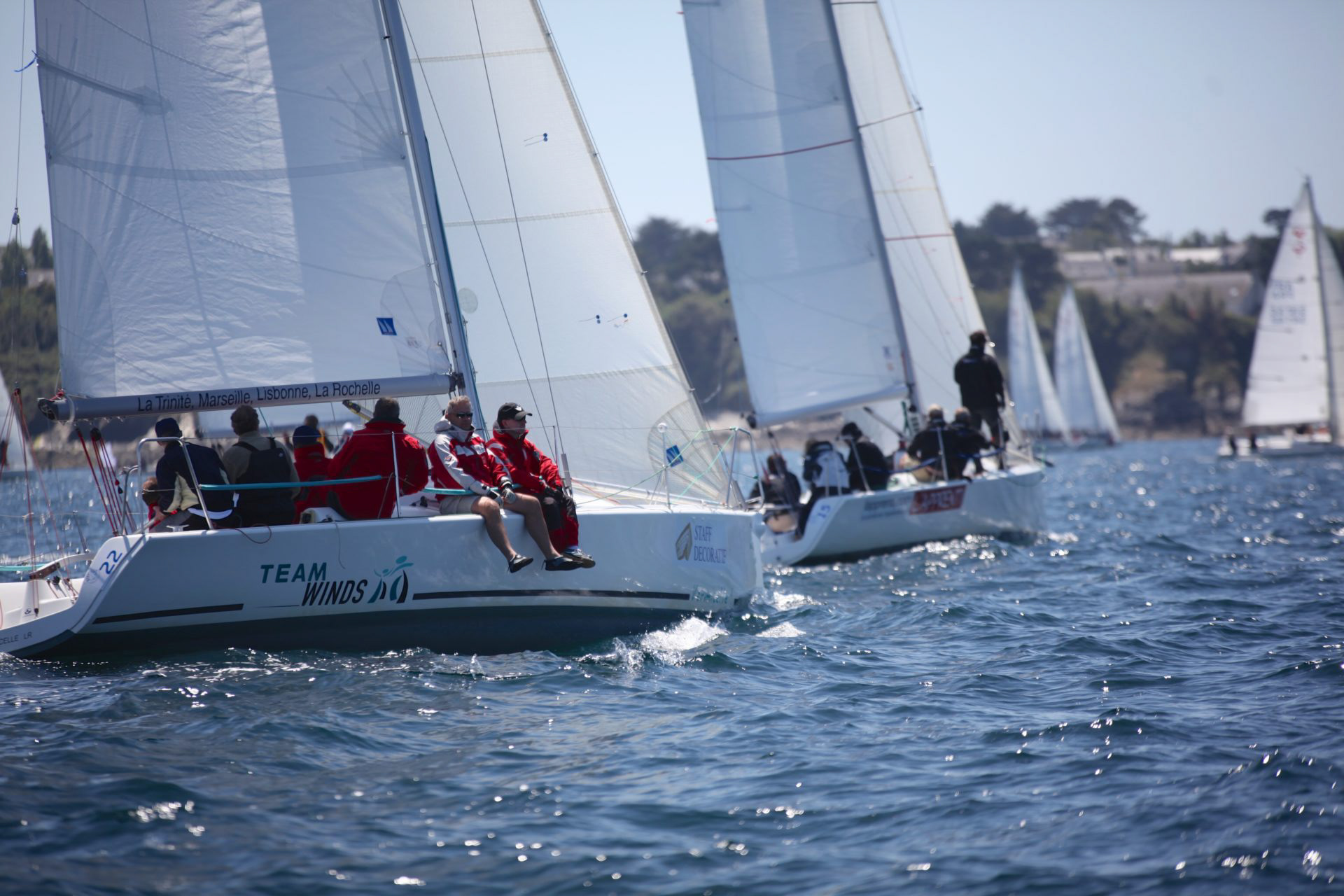 Habillage des bateaux de la flotte TeamWinds