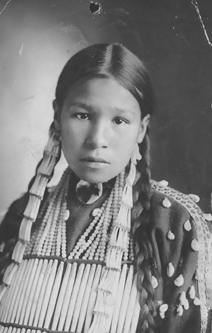Jeune fille amérindienne