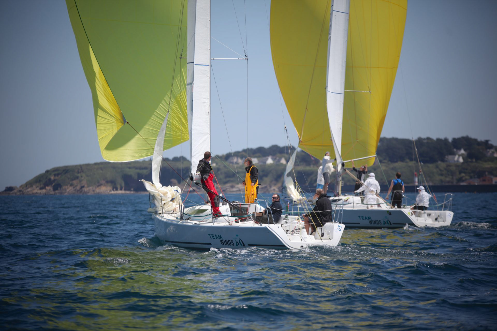 Habillage des bateaux de la flotte TeamWinds