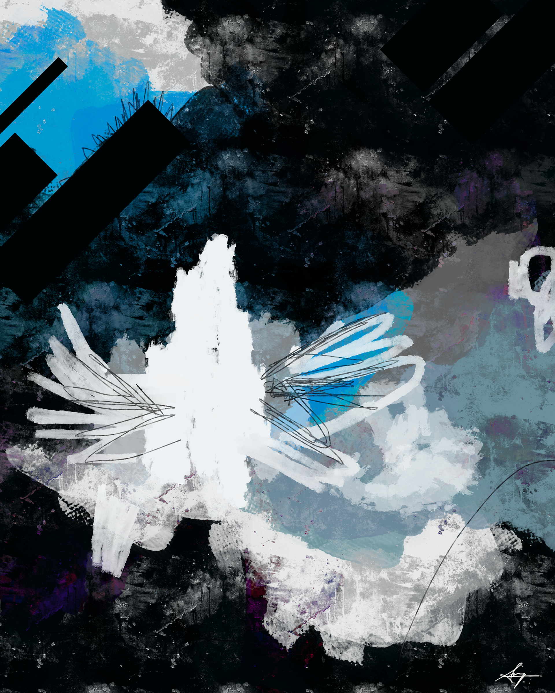 Vuelo | 2022 | 2400 x 3000 px | Digital Mixed Media