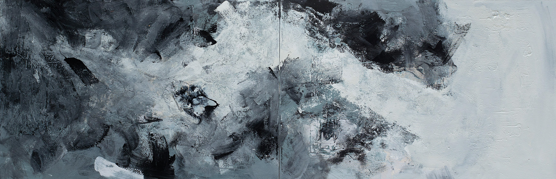 Guerra | 2017 | 72 x 24 in. | Acrylic and enamel on canvas | Available