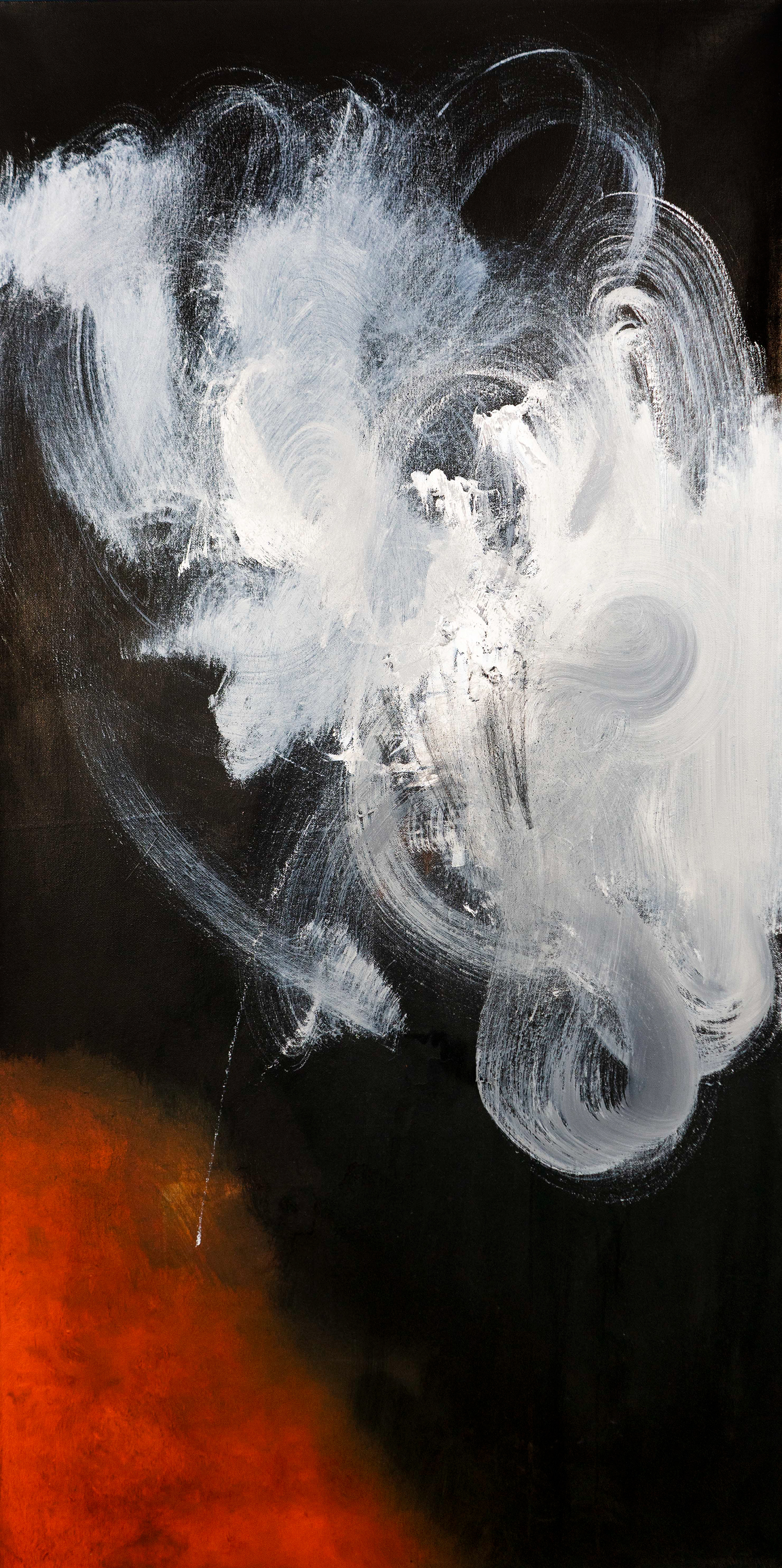 Edge Of The Earth | 2020 | 24 x 48 in. | Oil & enamel on canvas | Available