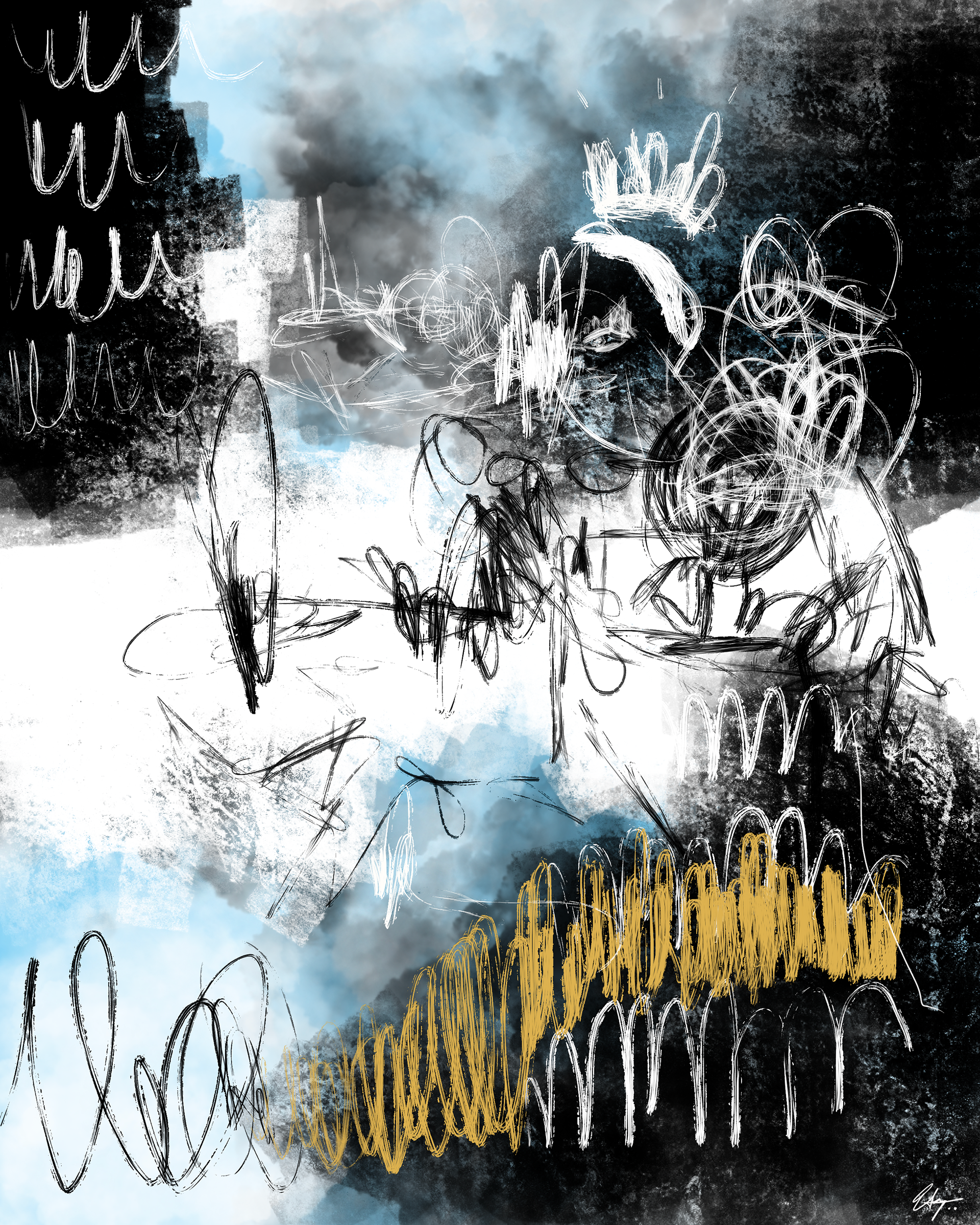 The Watchmen | 2022 | 2400 x 3000 px | Digital Mixed Media
