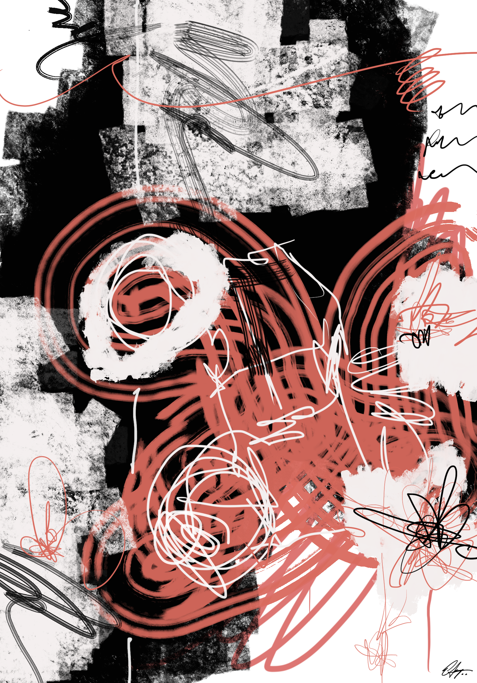 Year Of The Os | 2022 | 2400 x 3000 px | Digital Mixed Media