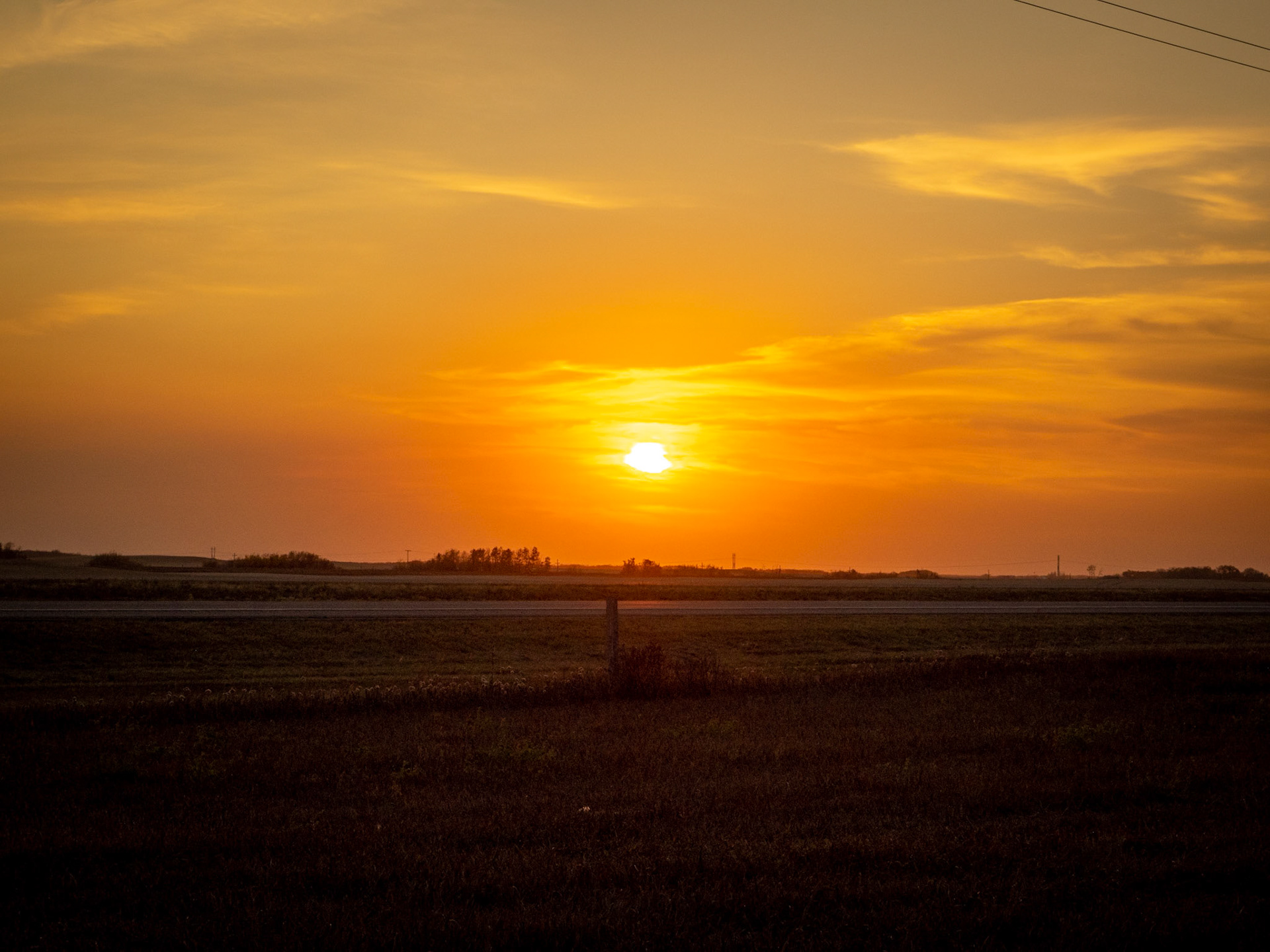 Sunset in Saskatchewan