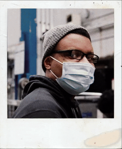 Images of Joseph, a, rather strapping, filmmaker
