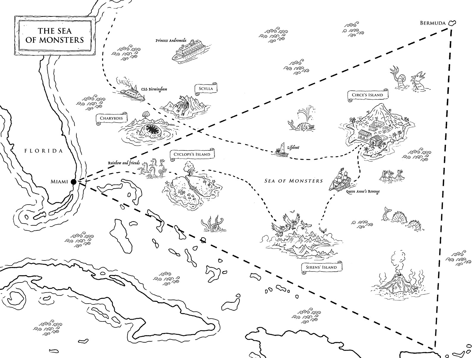 From the Percy Jackson series by Rick Riordan