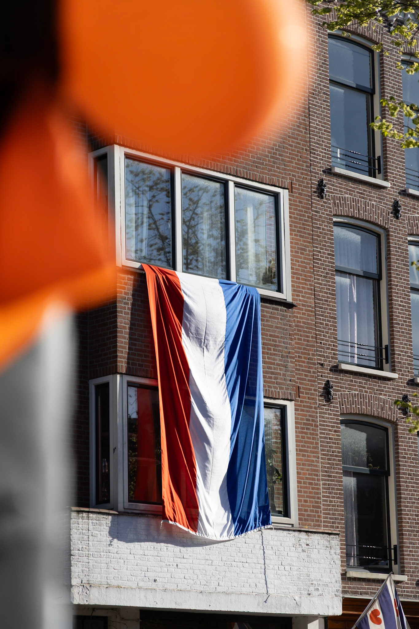 Gevelonthulling Café de Blaffende Vis Koningsnacht Amsterdam 2026 — fotografie Hugo Smeenk