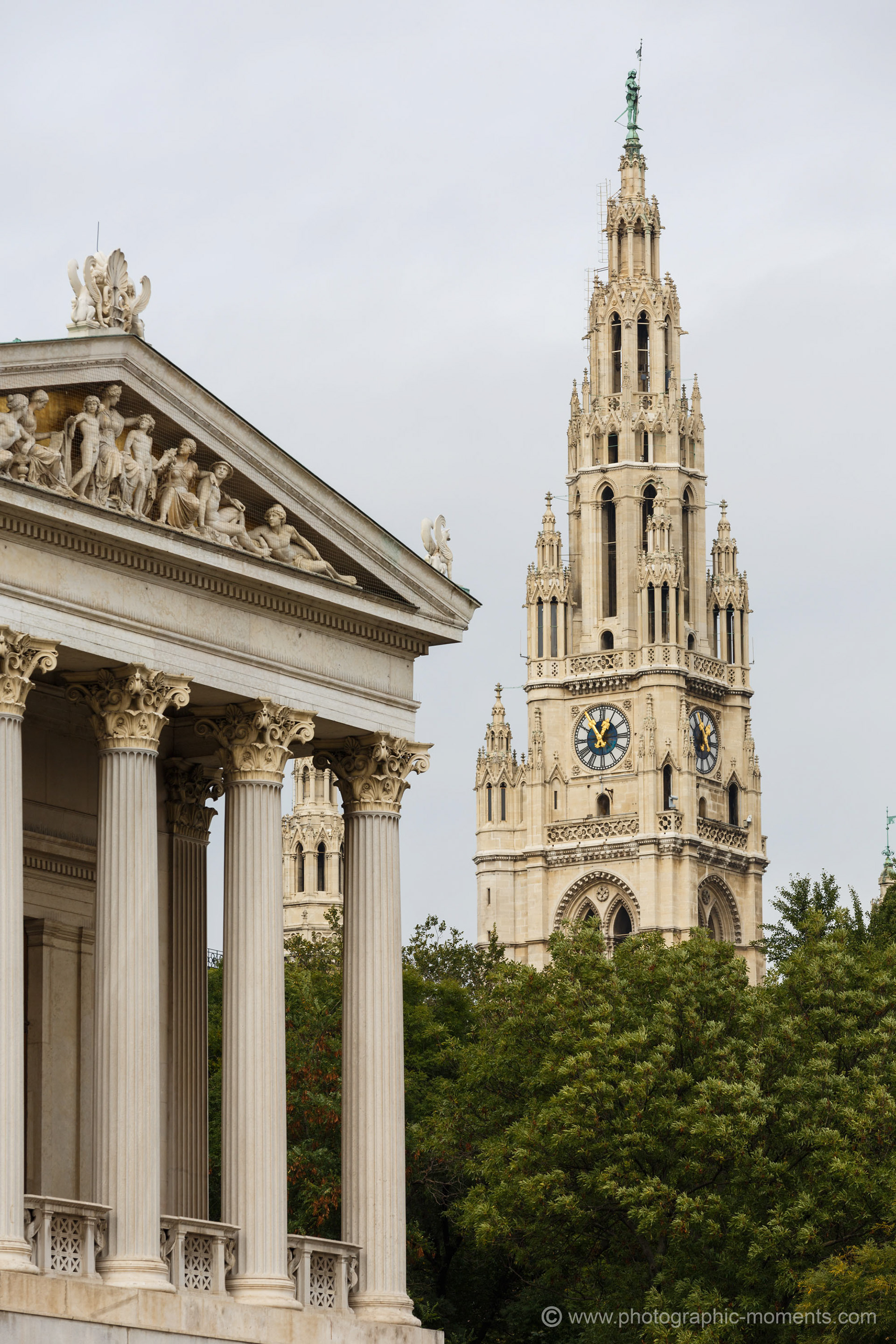 Parlament und Rathaus/ Wien