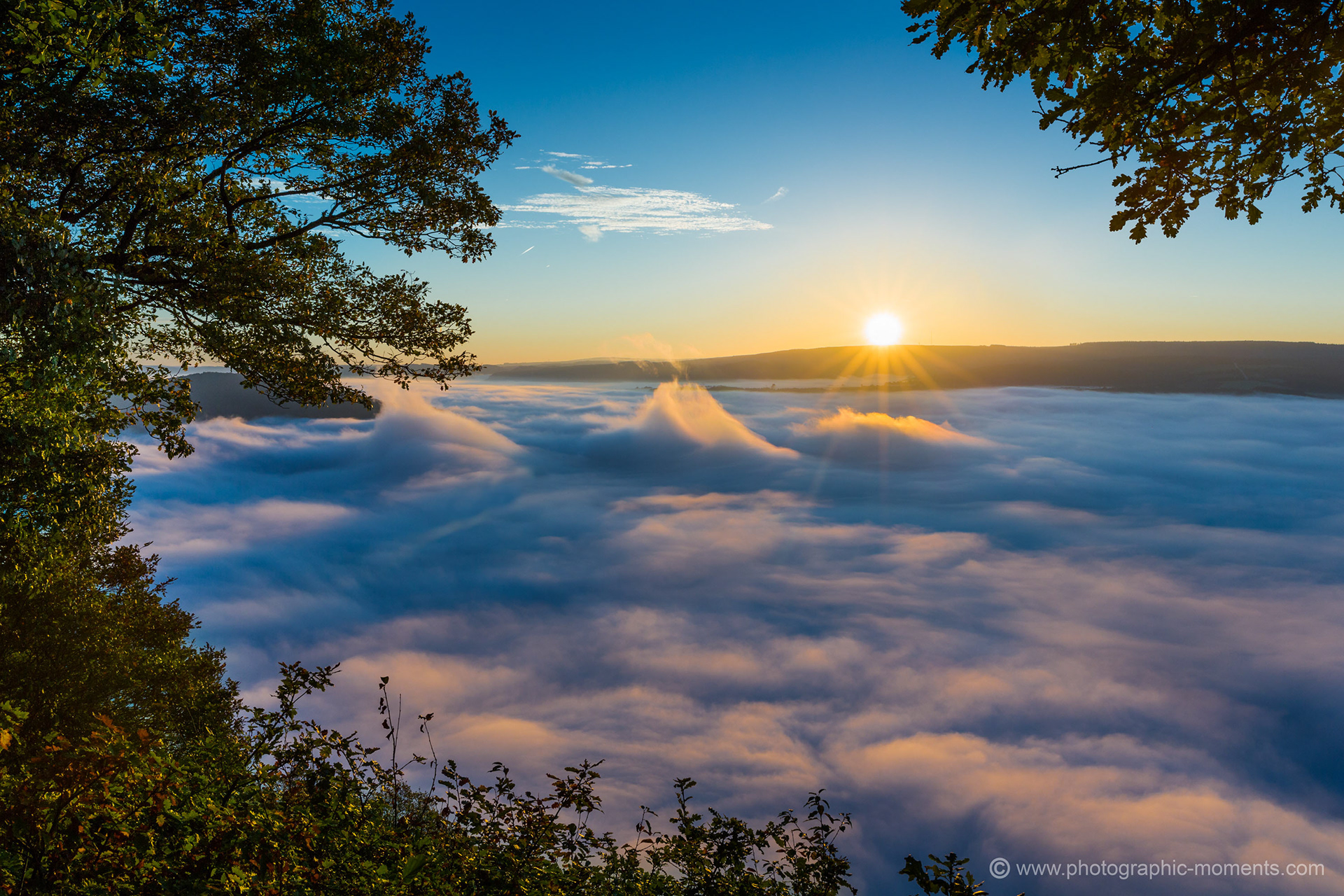 über Piesport/ Mosel