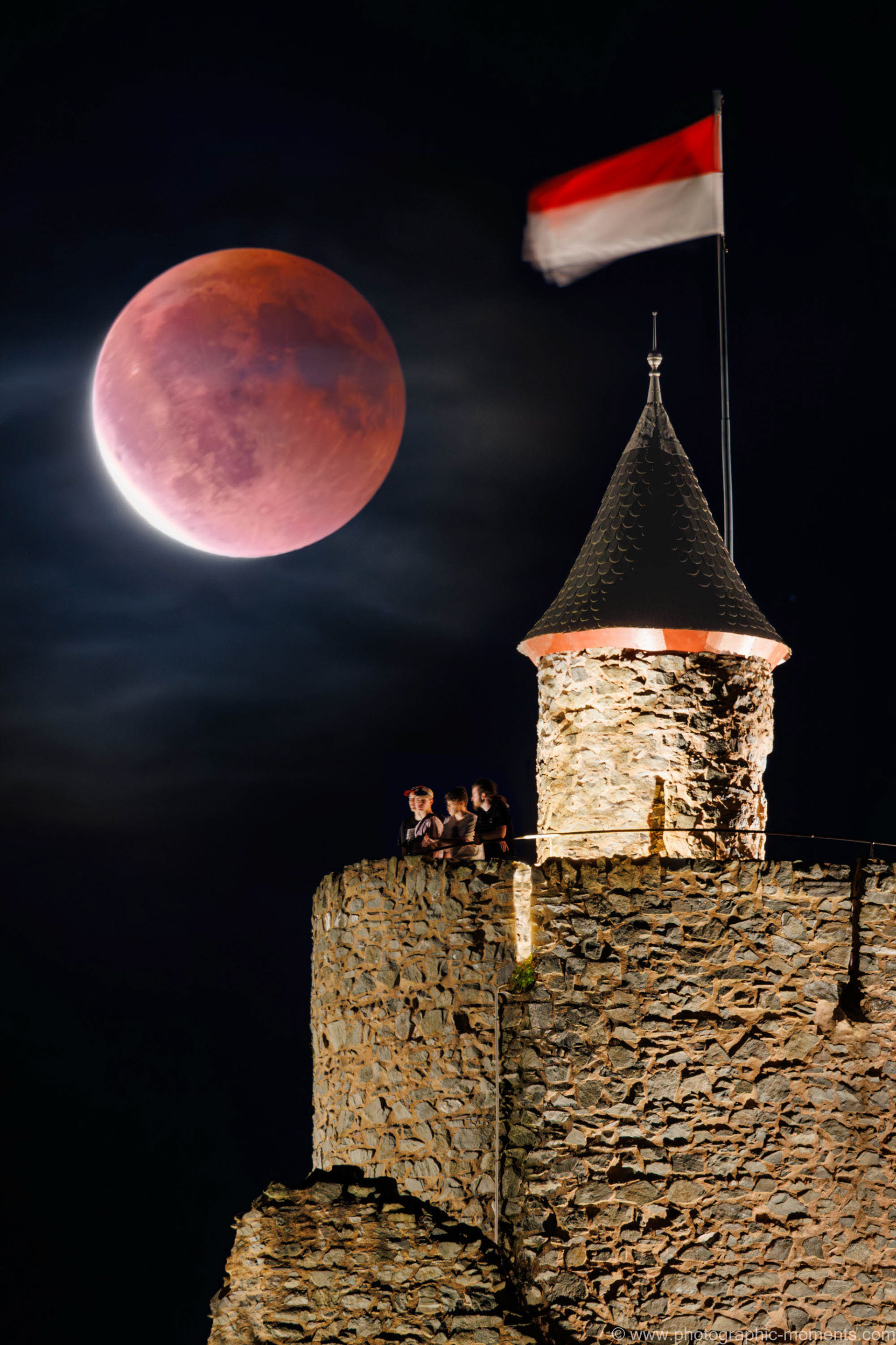 Mondfinsternis am 7. September 2025/ Saarburg