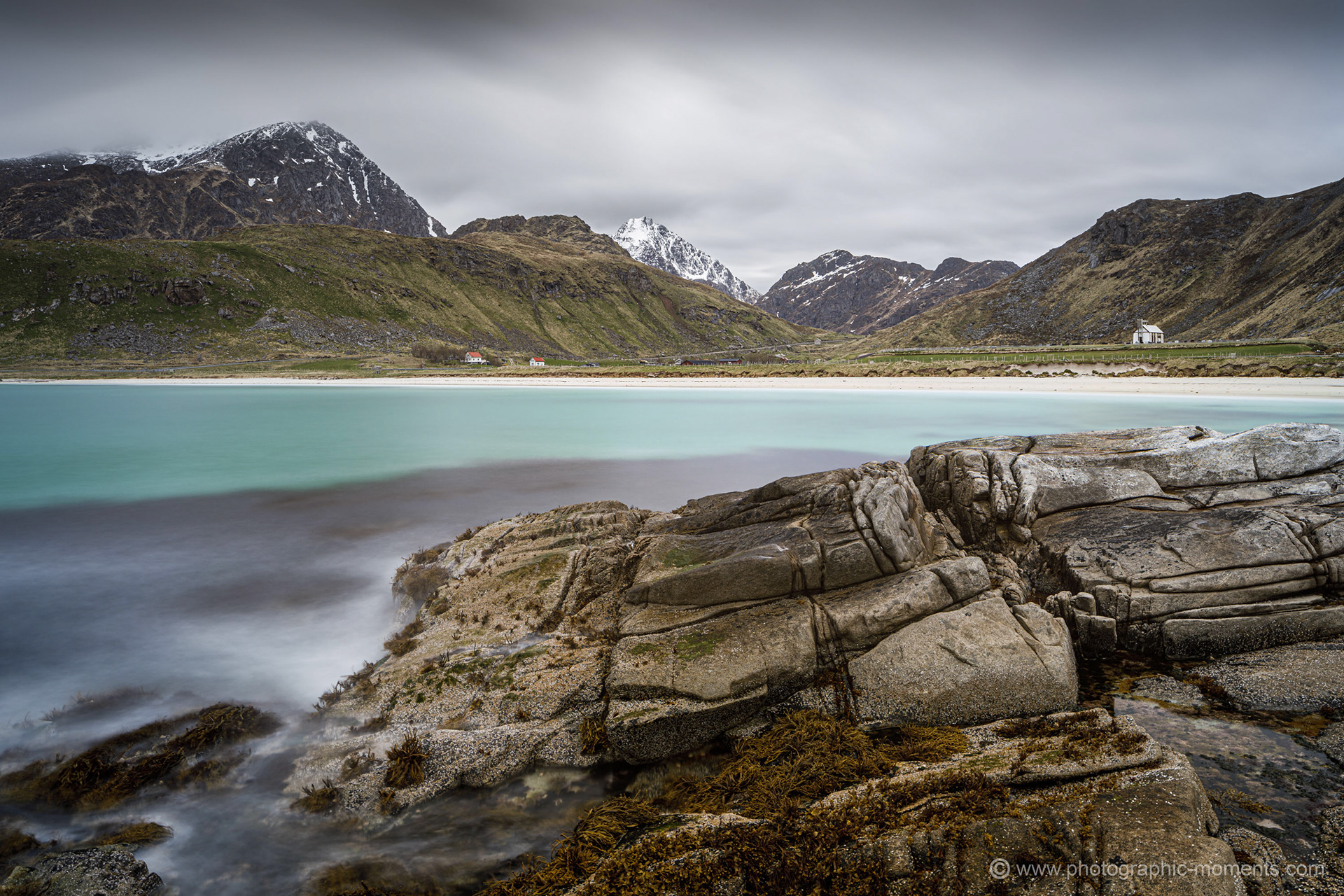 Strand von Haukland, Lofoten/ Norwegen