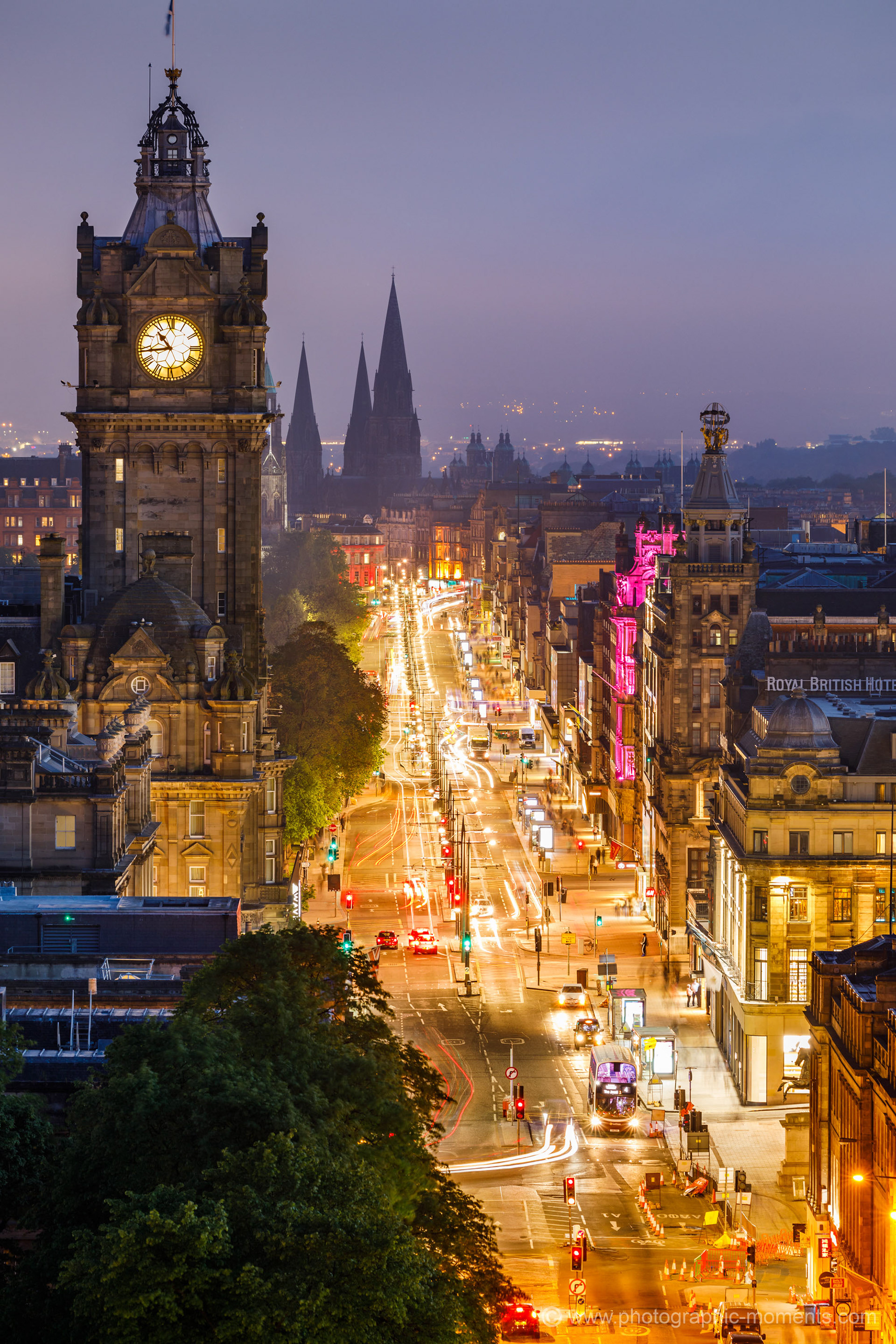 Princess Street, Edinburgh/ Schottland