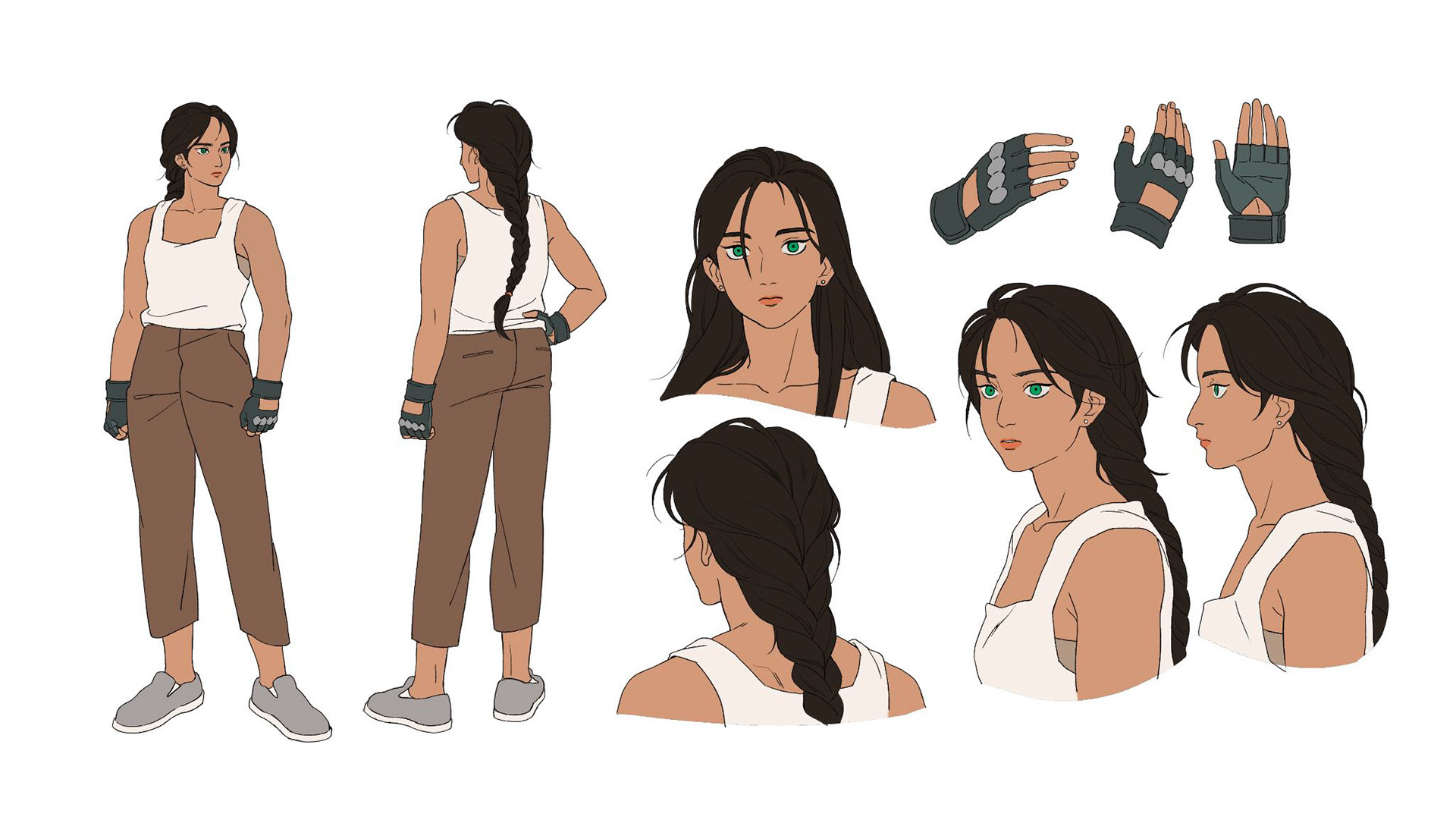 Character sheet for a fighting sequence