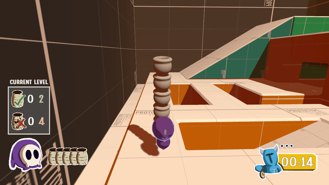 Fun and juicy level end UI.